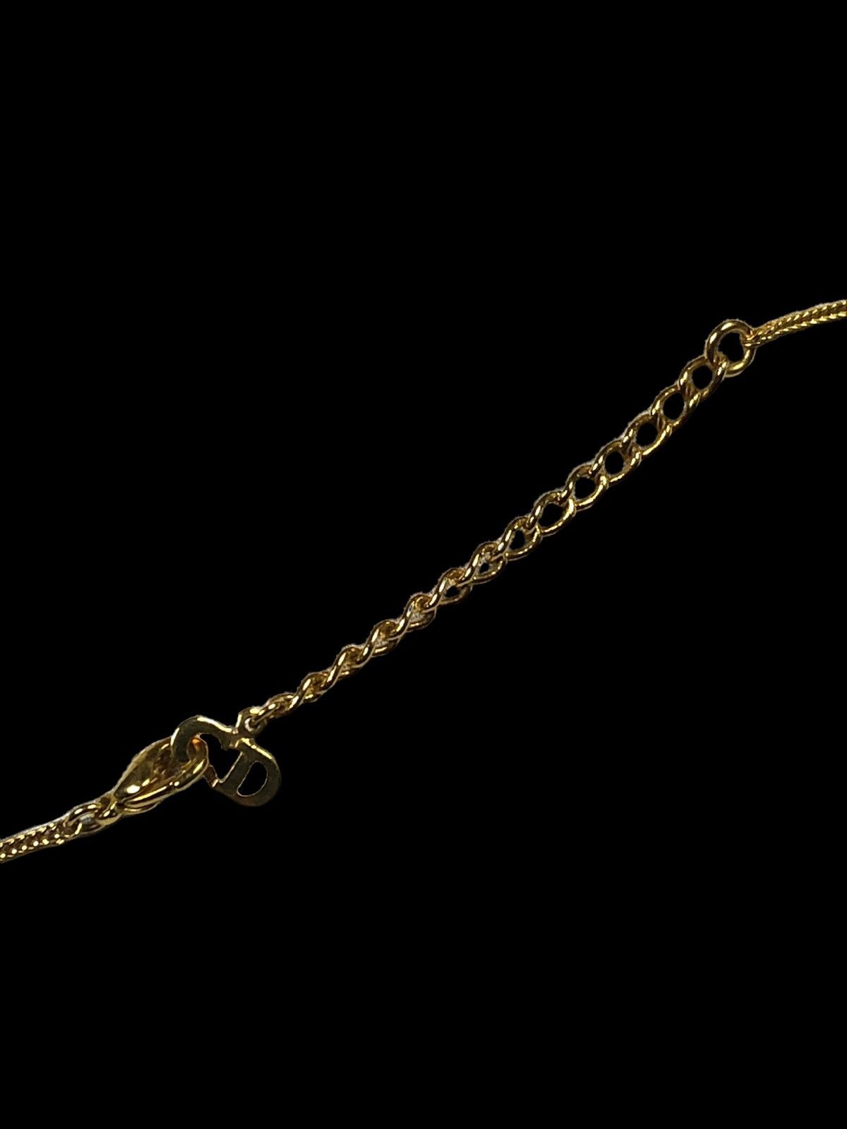 Christian Dior Monsieur Christian Dior ‘CD” Pendant Logo Necklace Size ONE SIZE - 5 Thumbnail