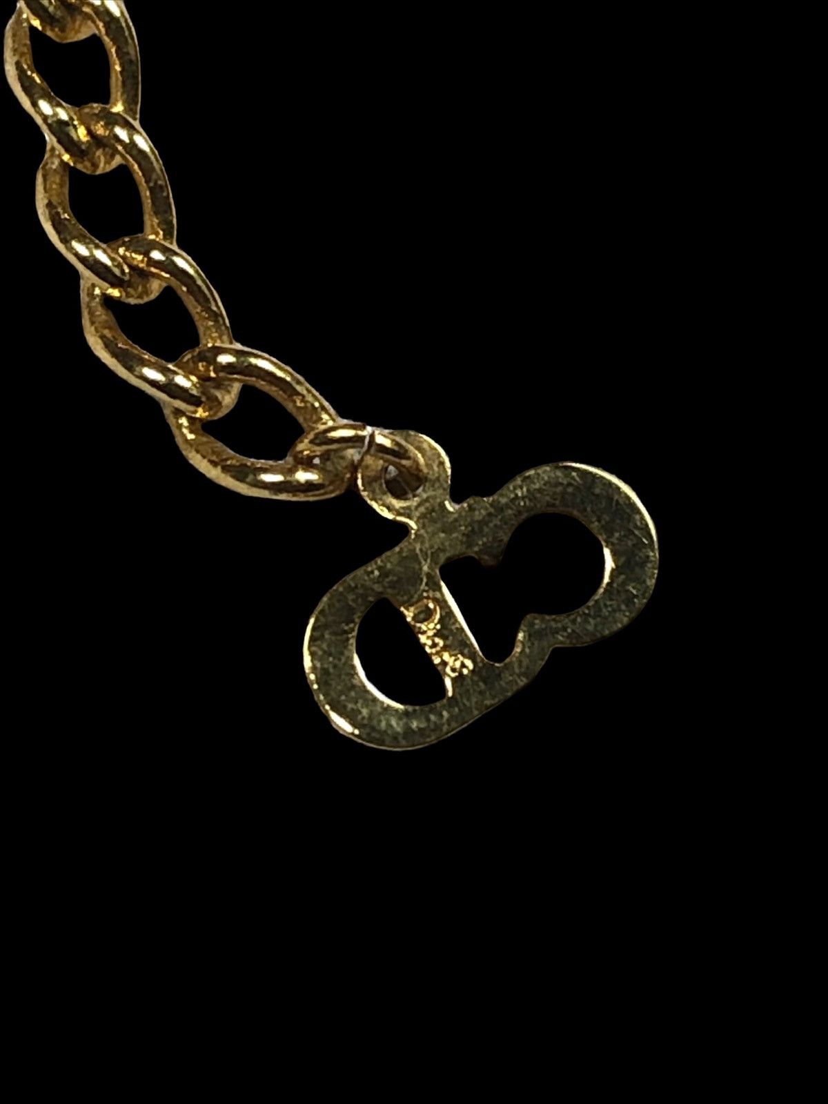 Christian Dior Monsieur Christian Dior ‘CD” Pendant Logo Necklace Size ONE SIZE - 7 Thumbnail