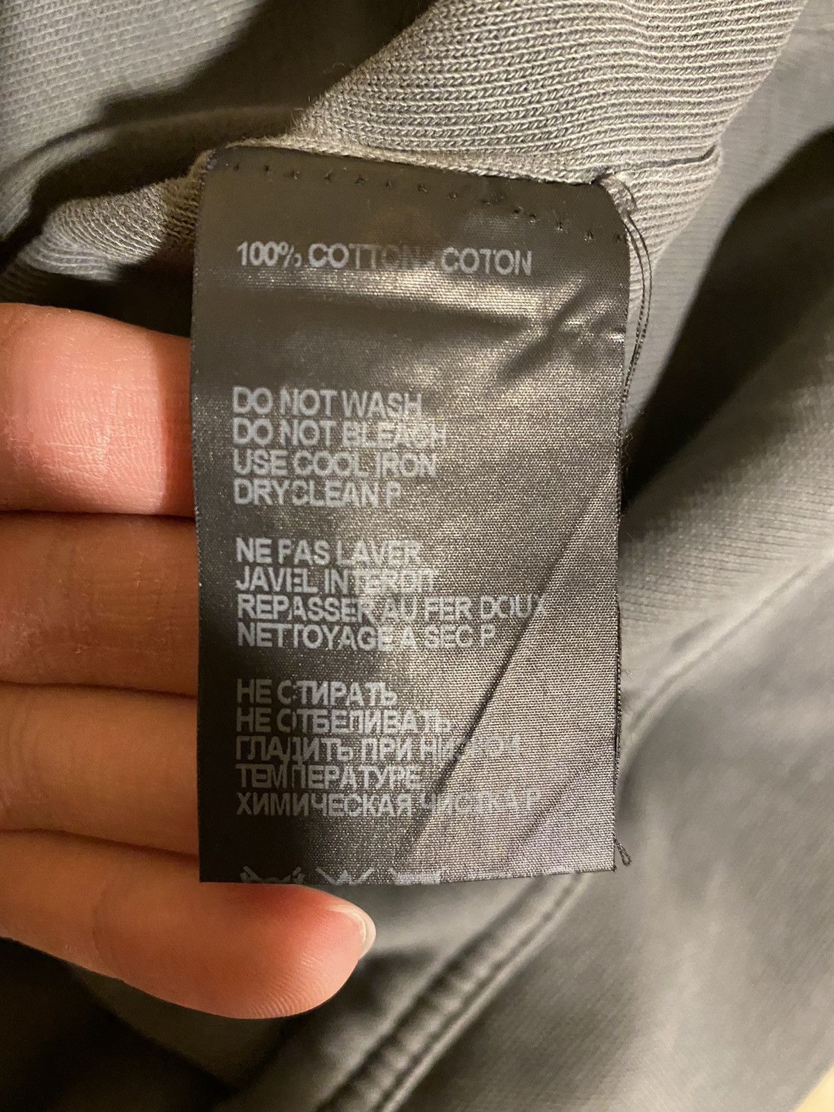 Haider Ackermann Haider Ackermann Raw Edge Sweater Perth Grey Double Layer Size US M / EU 48-50 / 2 - 14 Thumbnail