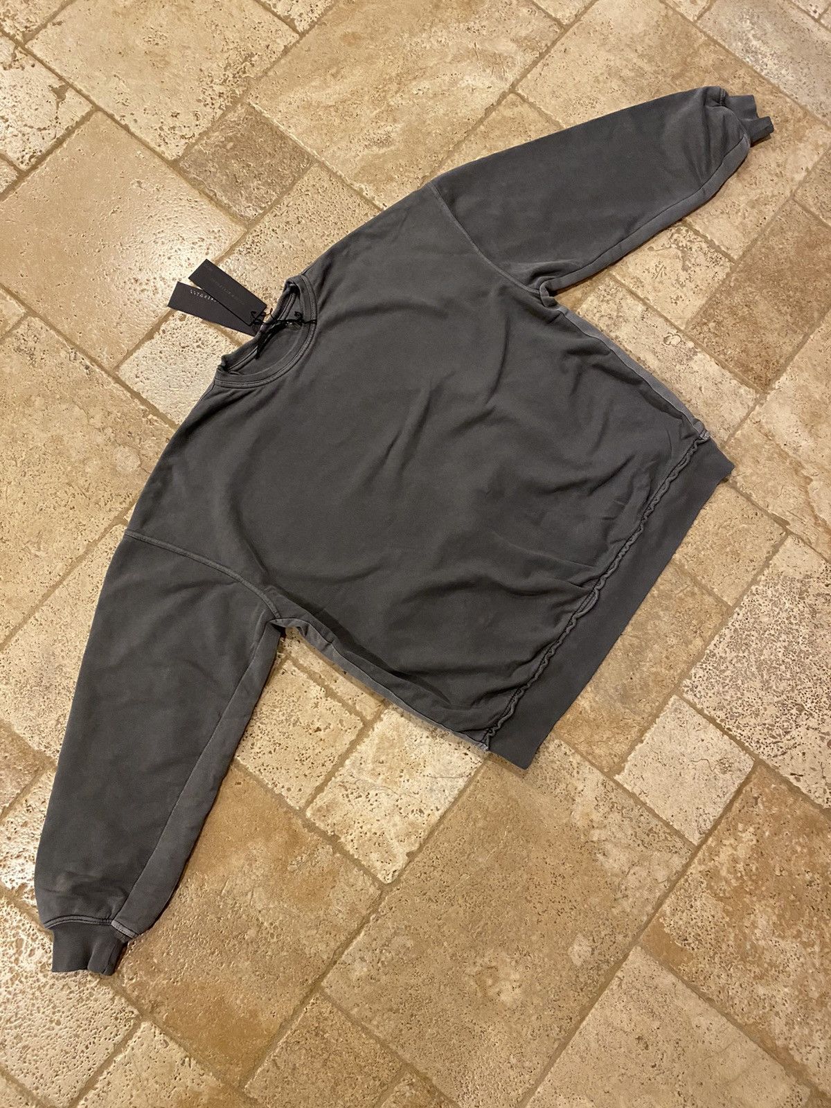 Haider Ackermann Haider Ackermann Raw Edge Sweater Perth Grey Double Layer Size US M / EU 48-50 / 2 - 5 Thumbnail