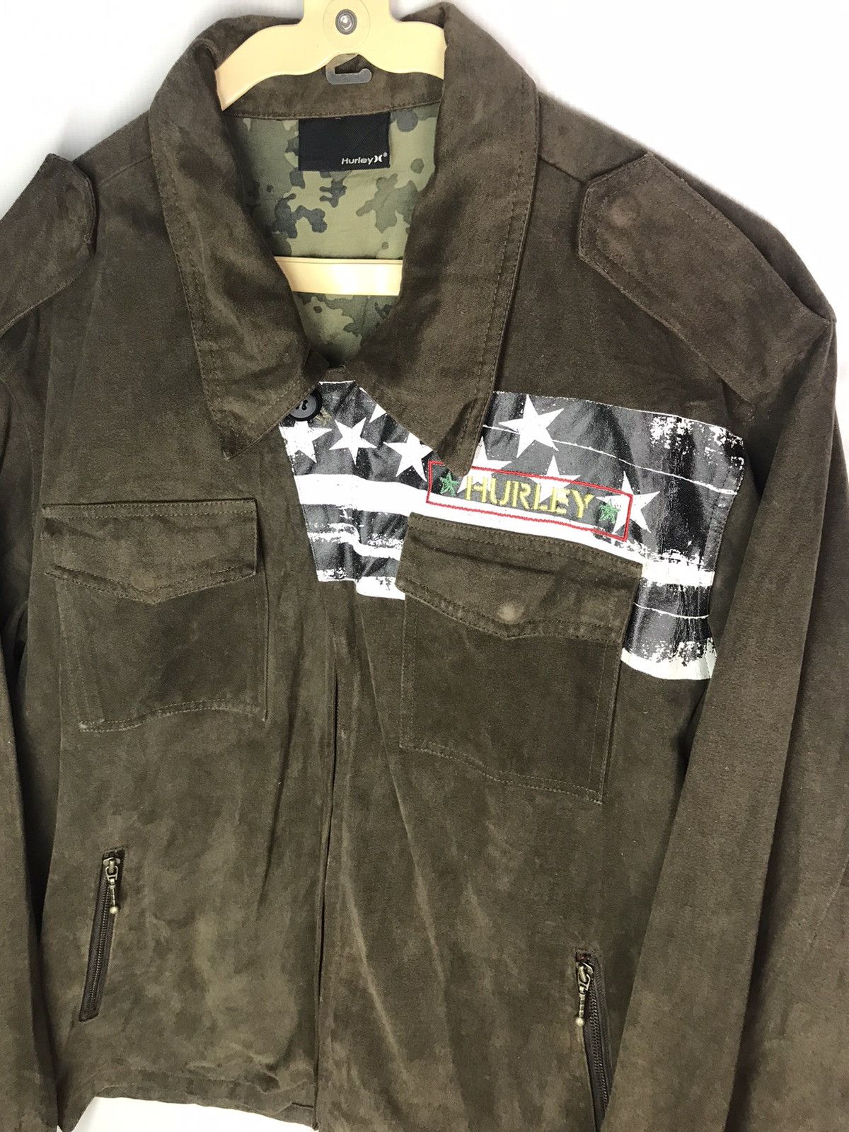 Hurley Hurley military style zipper jacket Size US M / EU 48-50 / 2 - 3 Thumbnail