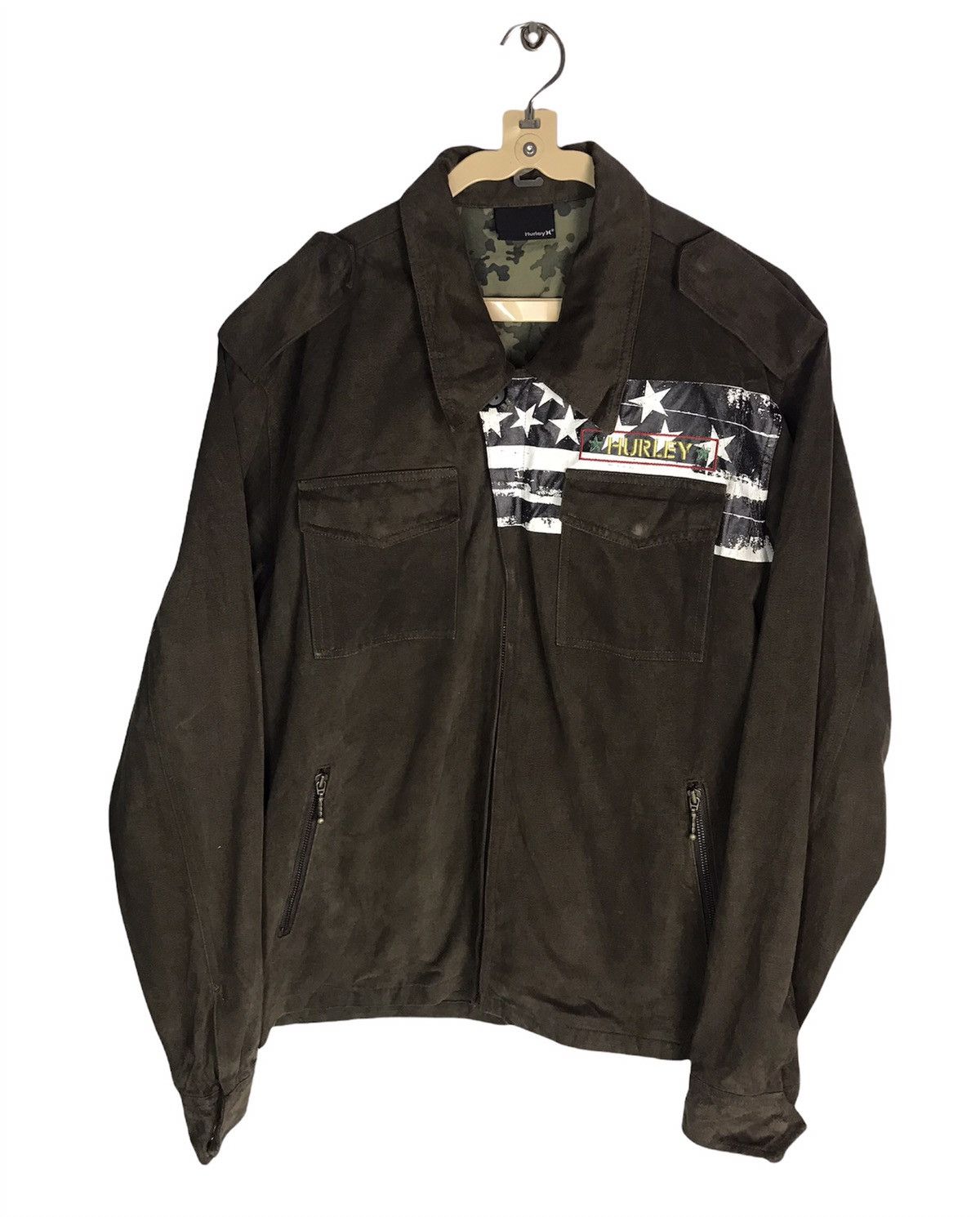 Hurley Hurley military style zipper jacket Size US M / EU 48-50 / 2 - 1 Thumbnail