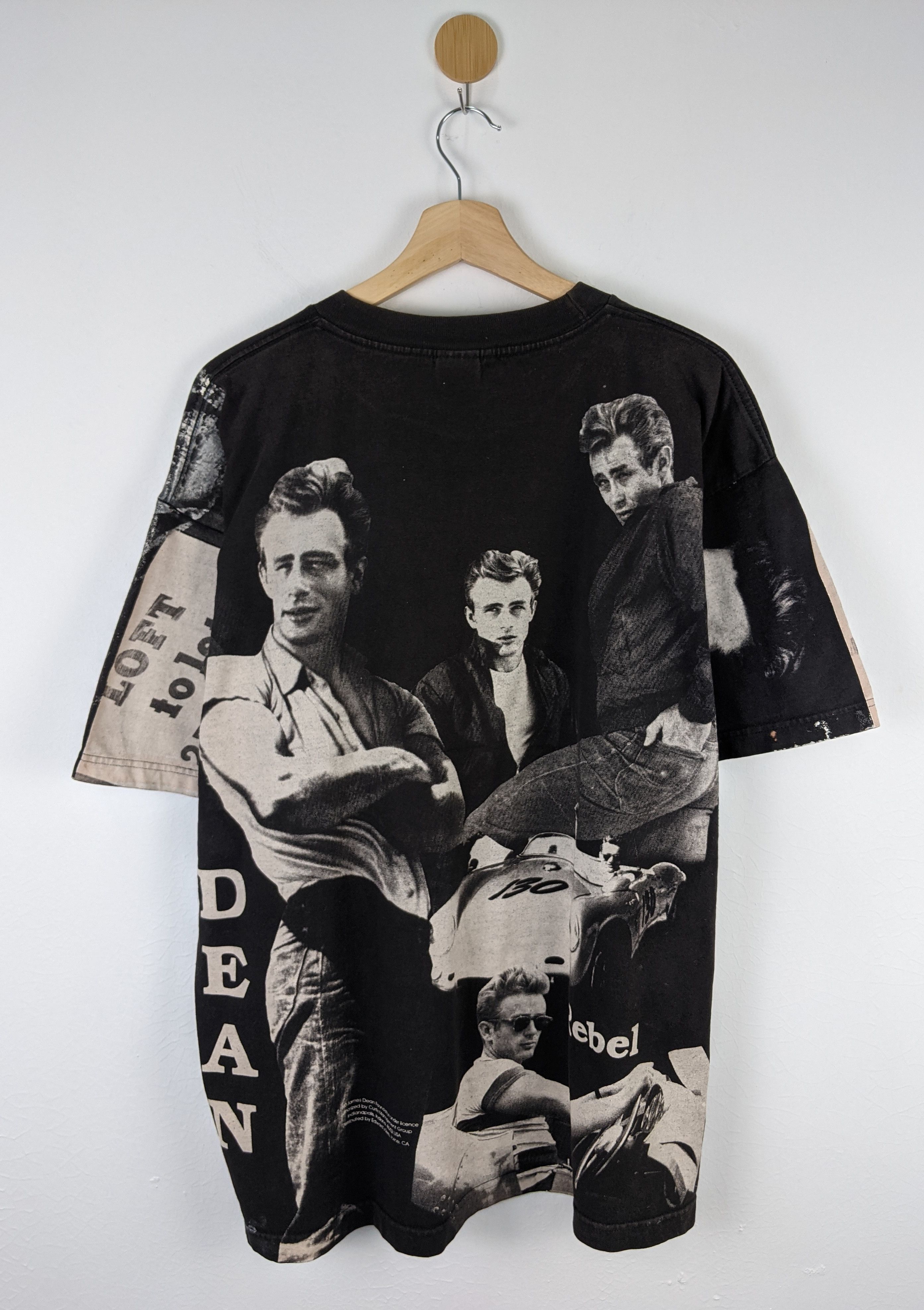 Vintage Vintage James Dean Rebel Allover Print Mosquitohead shirt Size US XL / EU 56 / 4 - 2 Thumbnail