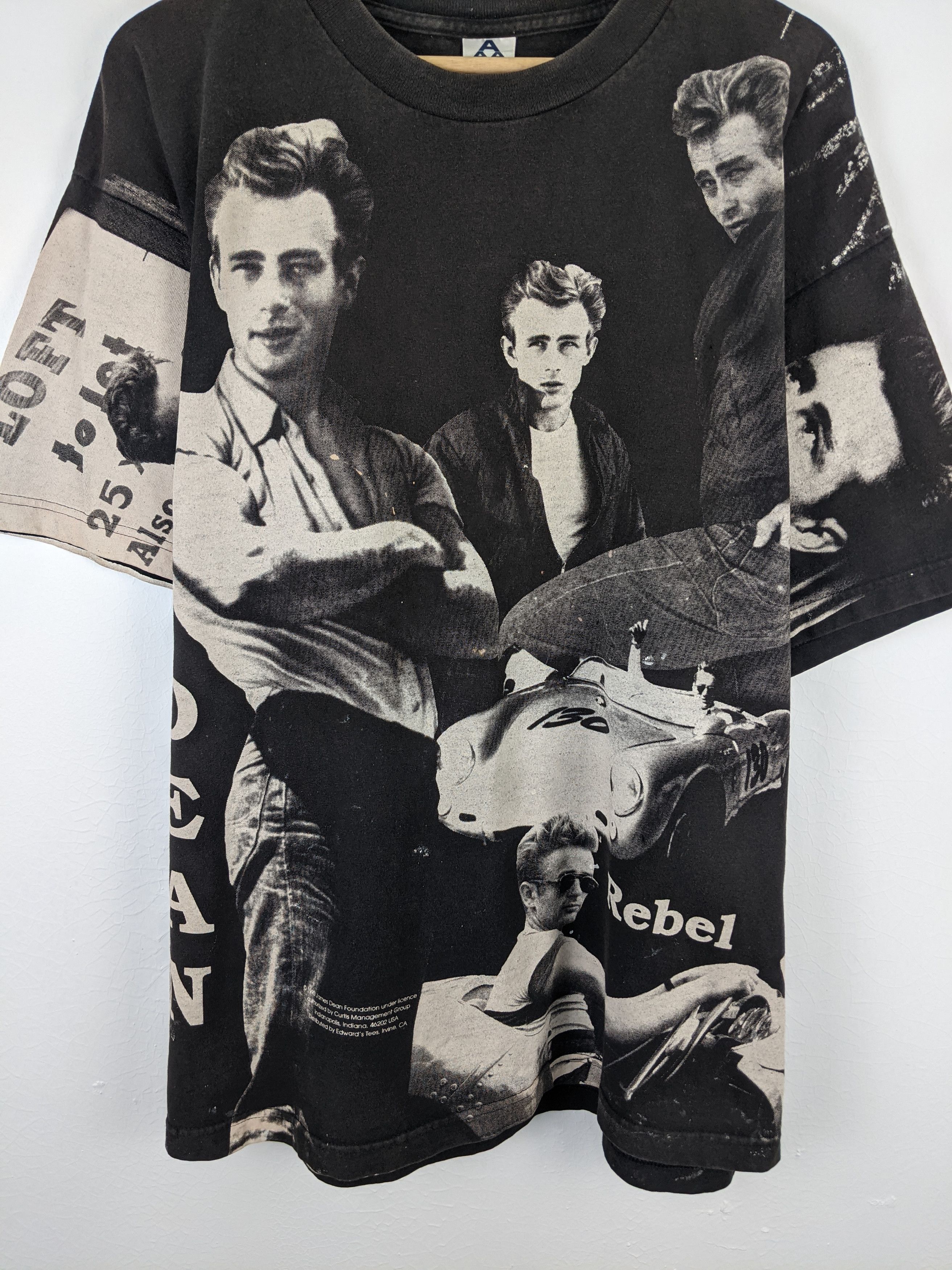 Vintage Vintage James Dean Rebel Allover Print Mosquitohead shirt Size US XL / EU 56 / 4 - 3 Thumbnail