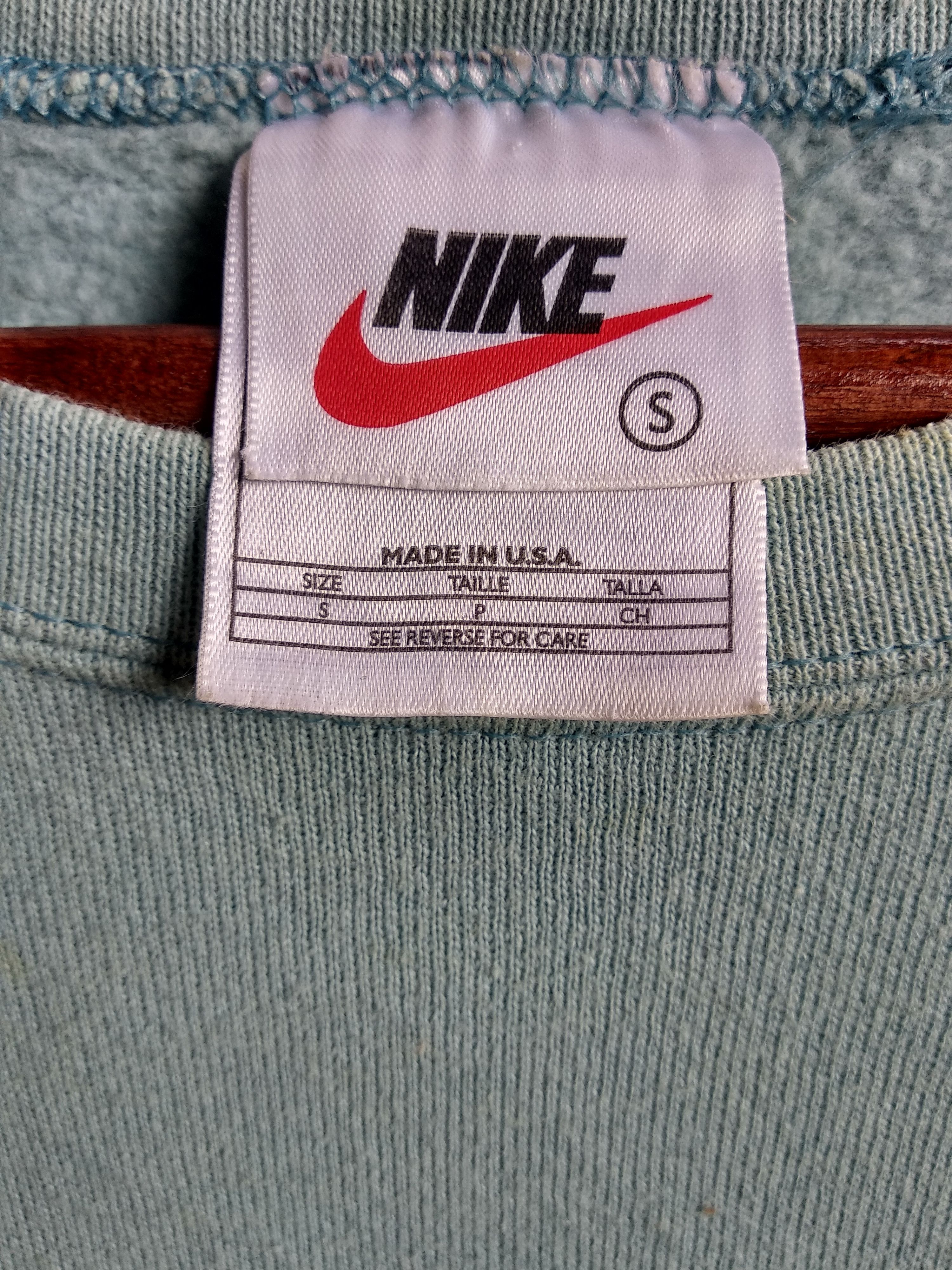 Nike Vintage 90s Nike Sweatshirt/Made In Usa/Saiz S Size US S / EU 44-46 / 1 - 4 Thumbnail