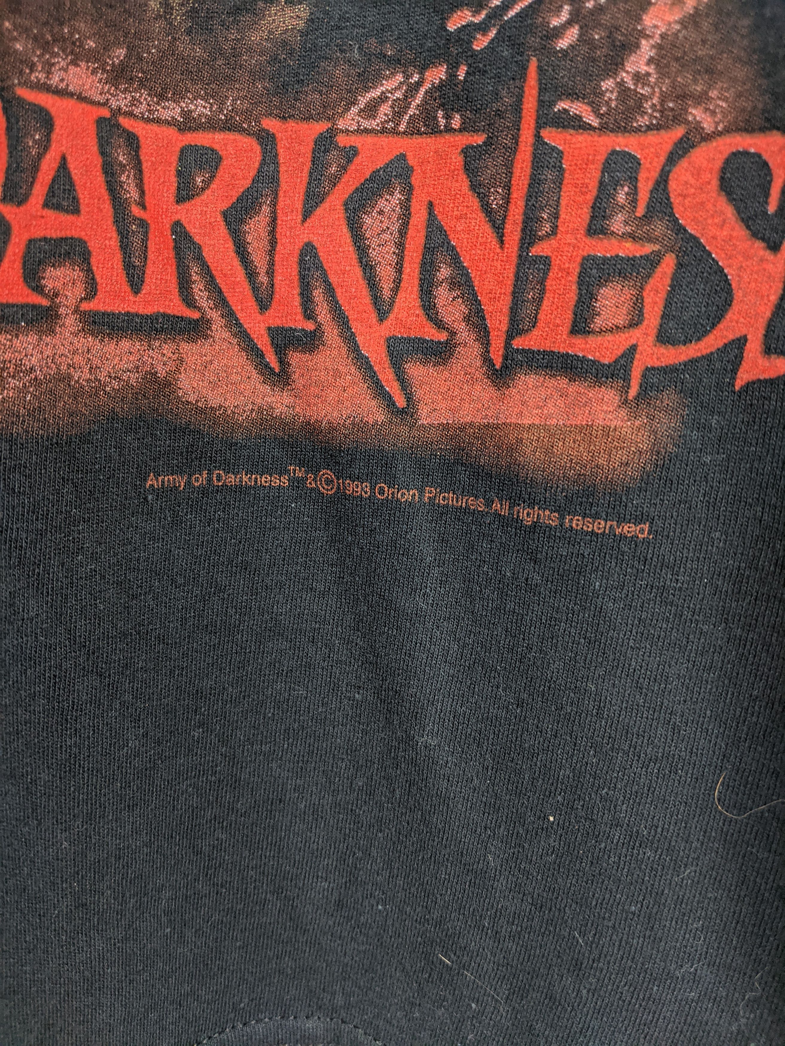 Vintage Vintage Army of Darkness Evil Dead Movie cult 90s shirt Size US L / EU 52-54 / 3 - 3 Thumbnail