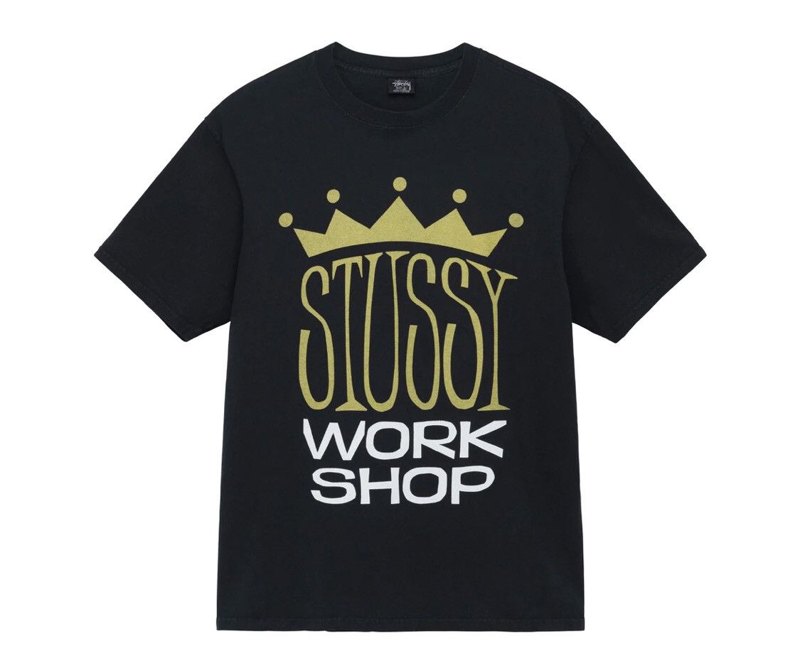 Our Legacy × Stussy Stussy Our Legacy King Size Pigment Dyed Tee Black Medium Size US M / EU 48-50 / 2 - 3 Thumbnail