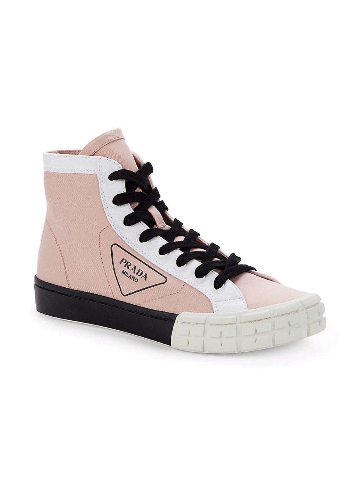 Prada BNWT PRADA GABARDINE HI-TOP SNEAKERS MEN Size US 11 / EU 44 - 5 Thumbnail