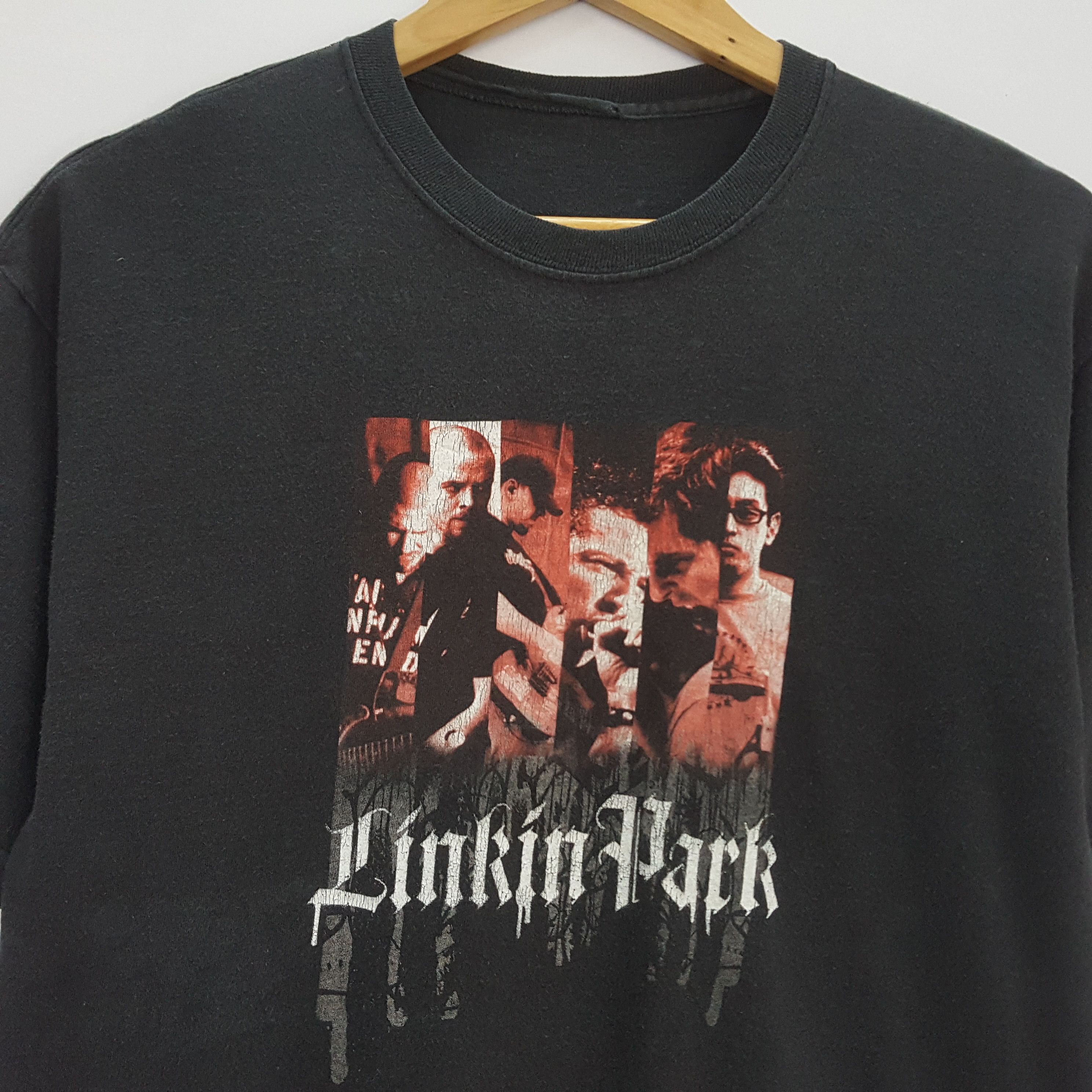 Band Tees × Vintage Vintage LINKIN PARK American Rock Band Tour t-shirt Size US M / EU 48-50 / 2 - 2 Thumbnail