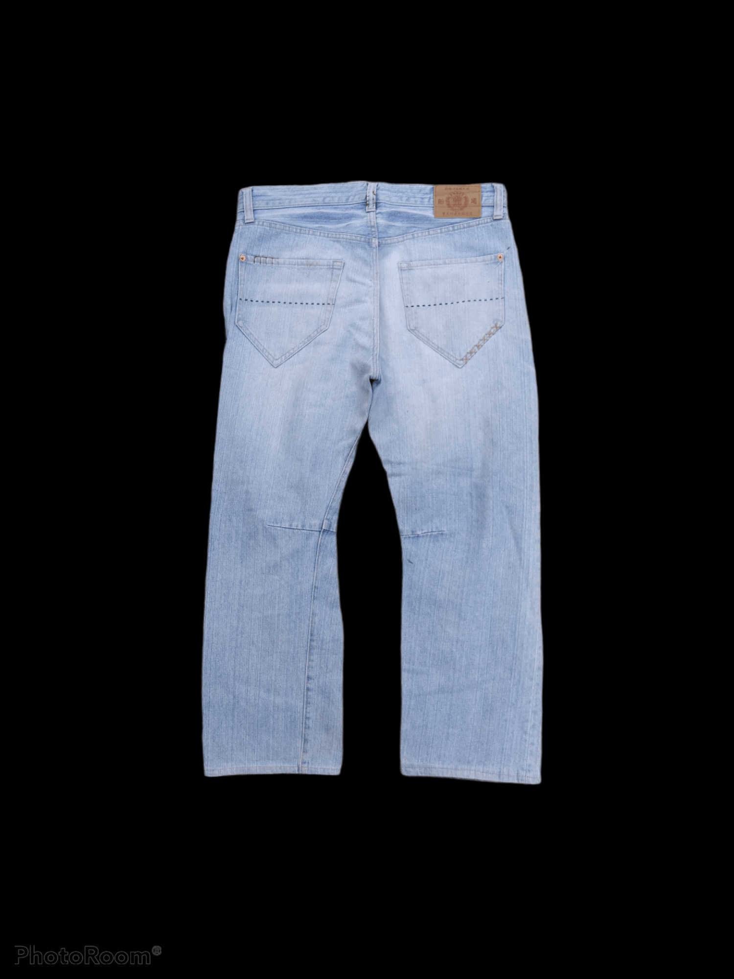 Art Comes First BUDEN DISTRESSED DENIM PACTHWORK JAPANESE BRAND Size US 34 / EU 50 - 2 Thumbnail
