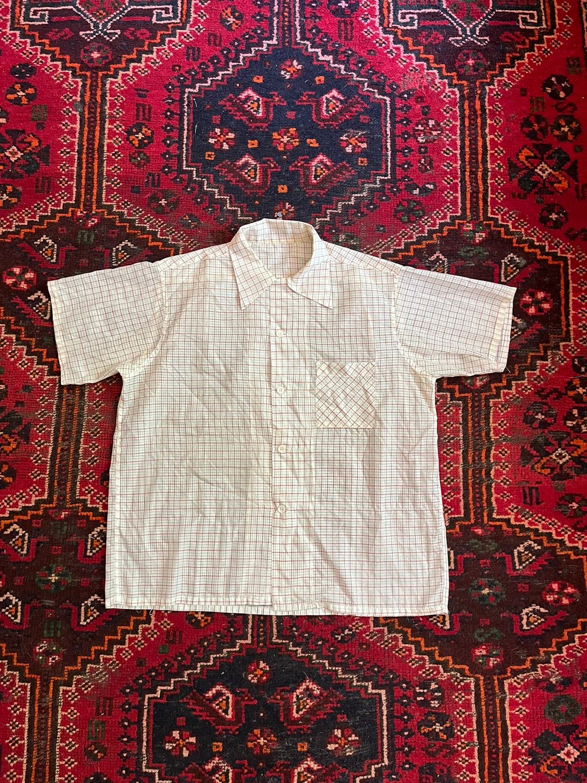 Pre-owned Made In Usa X Vintage 60s Button Up Shirt In White