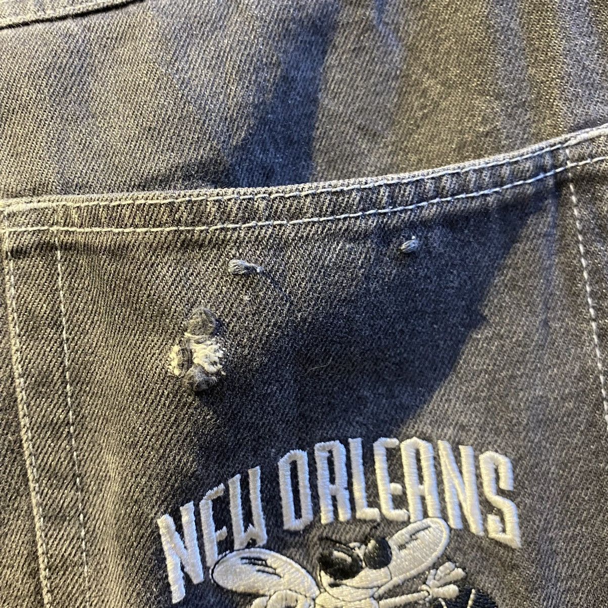 NBA × Vintage Vintage NBA Basketball Teams Denim Jeans 32🧊❄️🥣 White Black Size US 32 / EU 48 - 12 Thumbnail