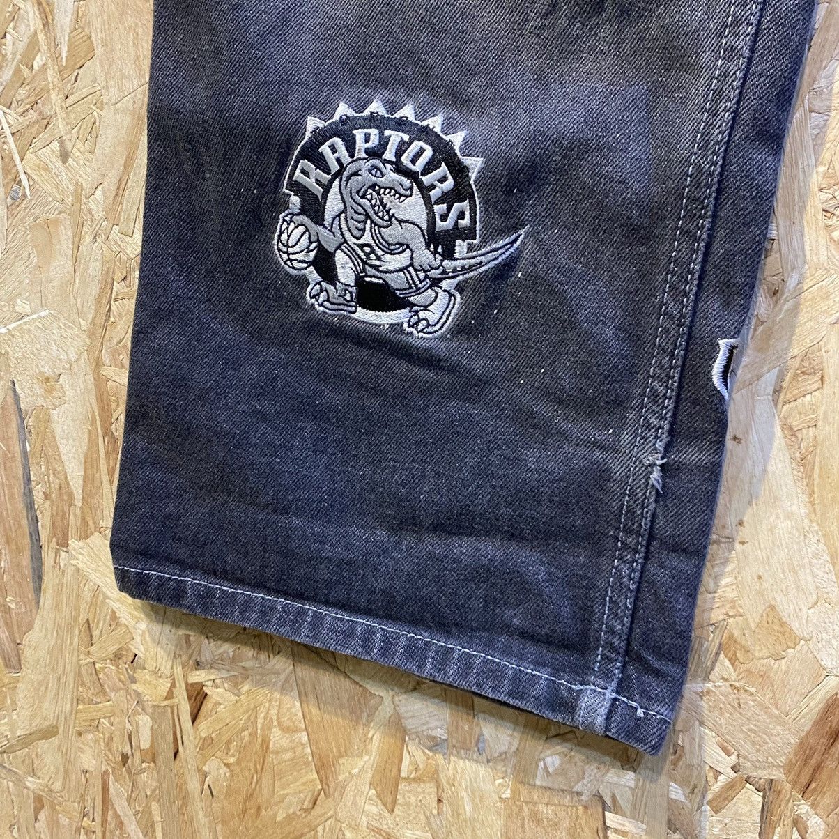NBA × Vintage Vintage NBA Basketball Teams Denim Jeans 32🧊❄️🥣 White Black Size US 32 / EU 48 - 6 Thumbnail