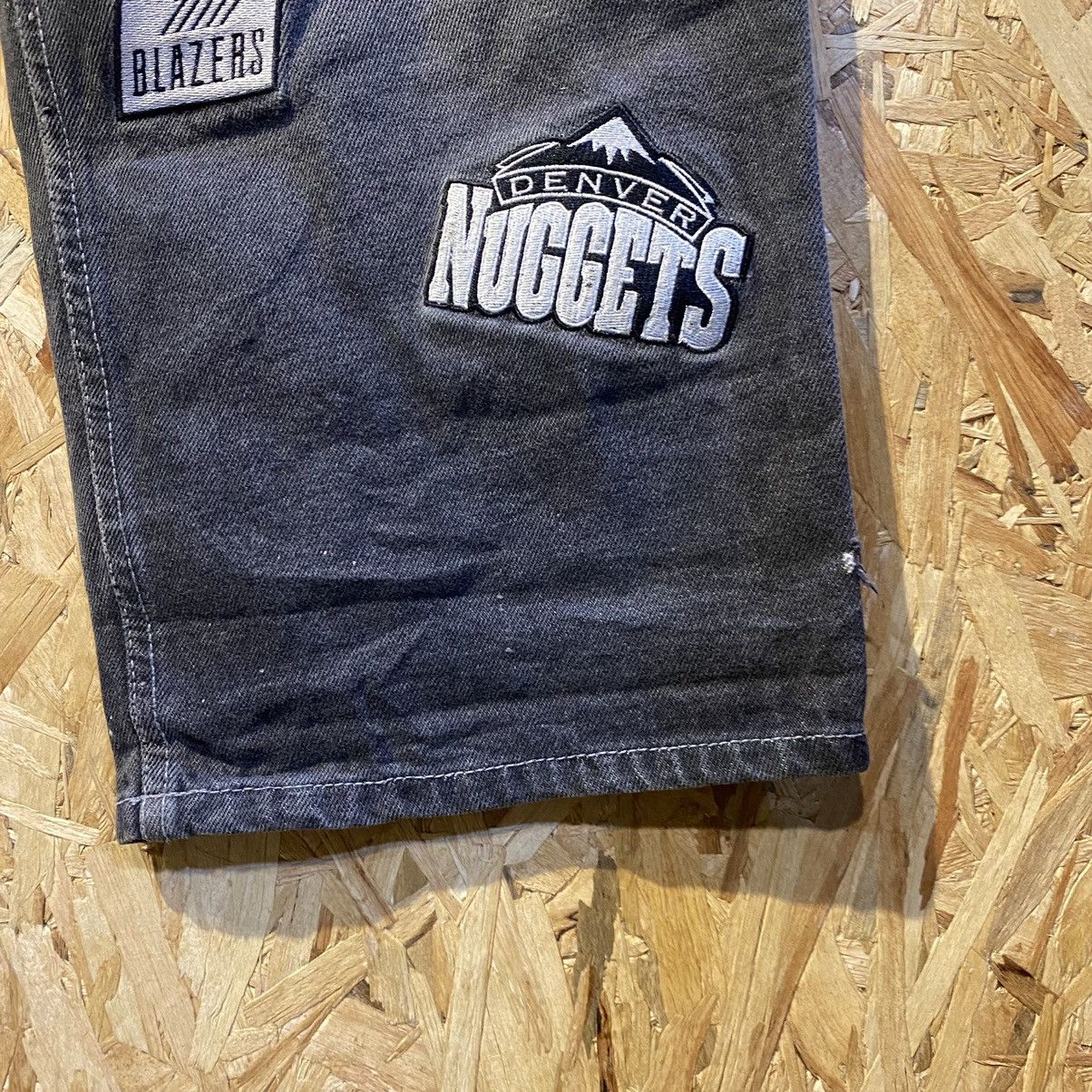 NBA × Vintage Vintage NBA Basketball Teams Denim Jeans 32🧊❄️🥣 White Black Size US 32 / EU 48 - 5 Thumbnail