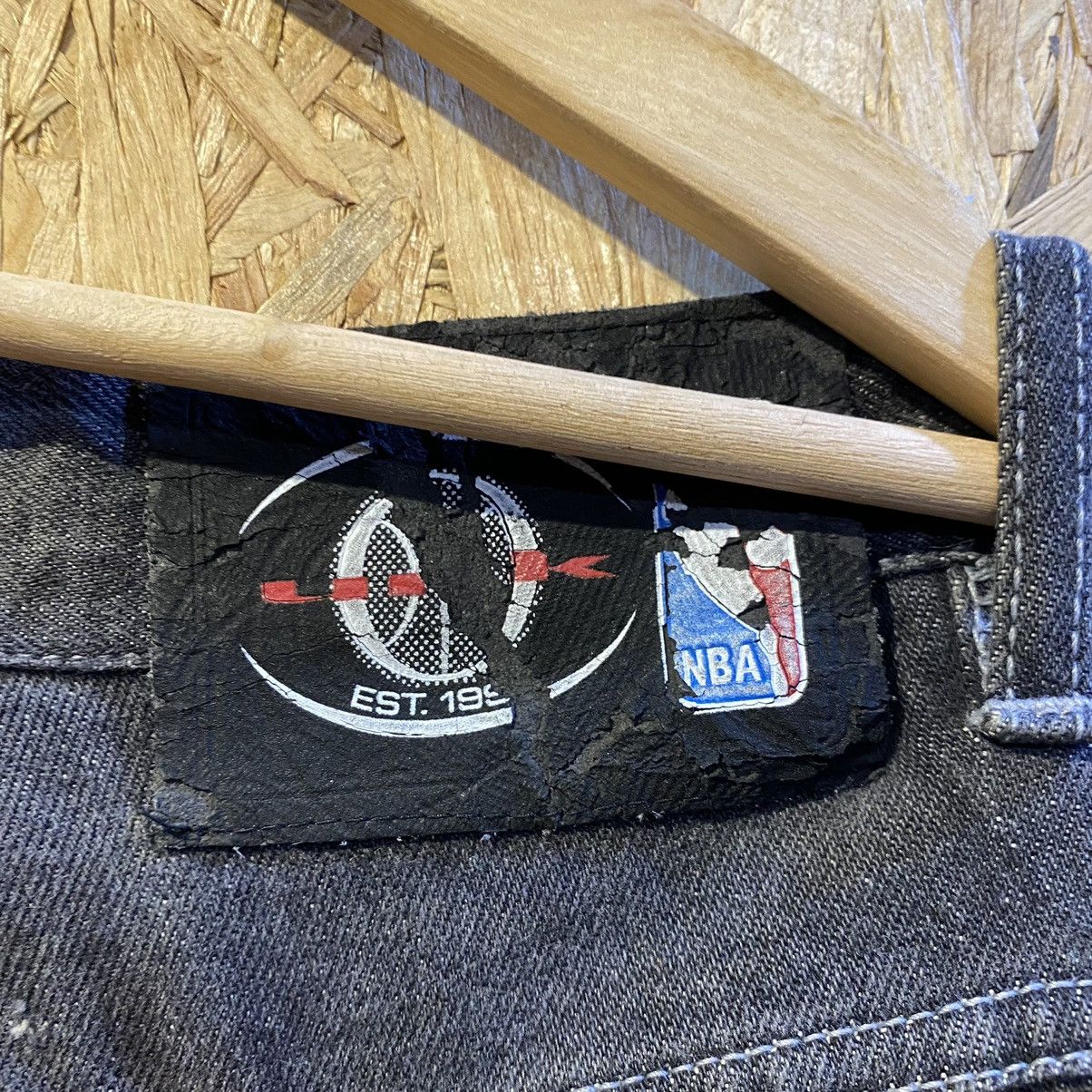 NBA × Vintage Vintage NBA Basketball Teams Denim Jeans 32🧊❄️🥣 White Black Size US 32 / EU 48 - 15 Thumbnail