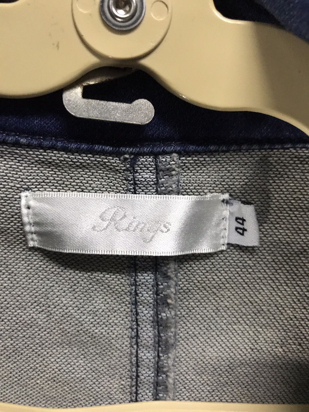 Japanese Brand Denim distressed button jacket by rings Size US S / EU 44-46 / 1 - 6 Thumbnail