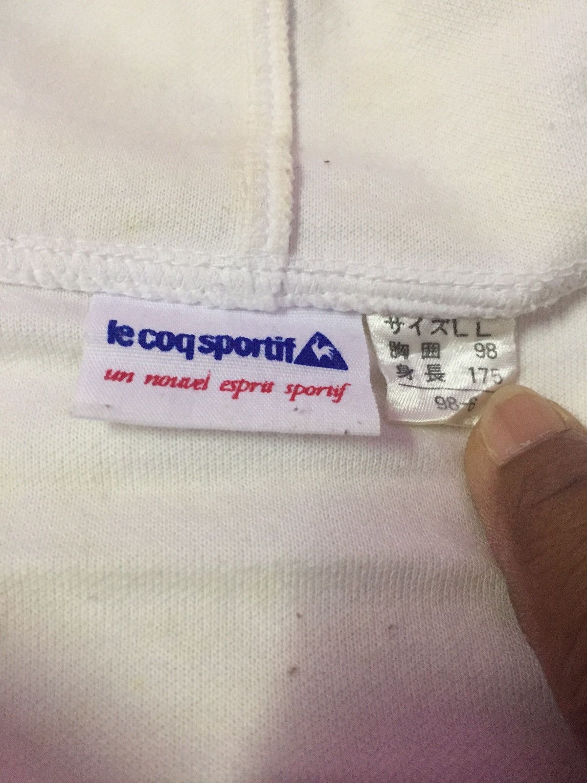 Le Coq Sportif Vintage Le Coq Sportif Hoodies Size LL Size US L / EU 52-54 / 3 - 3 Thumbnail