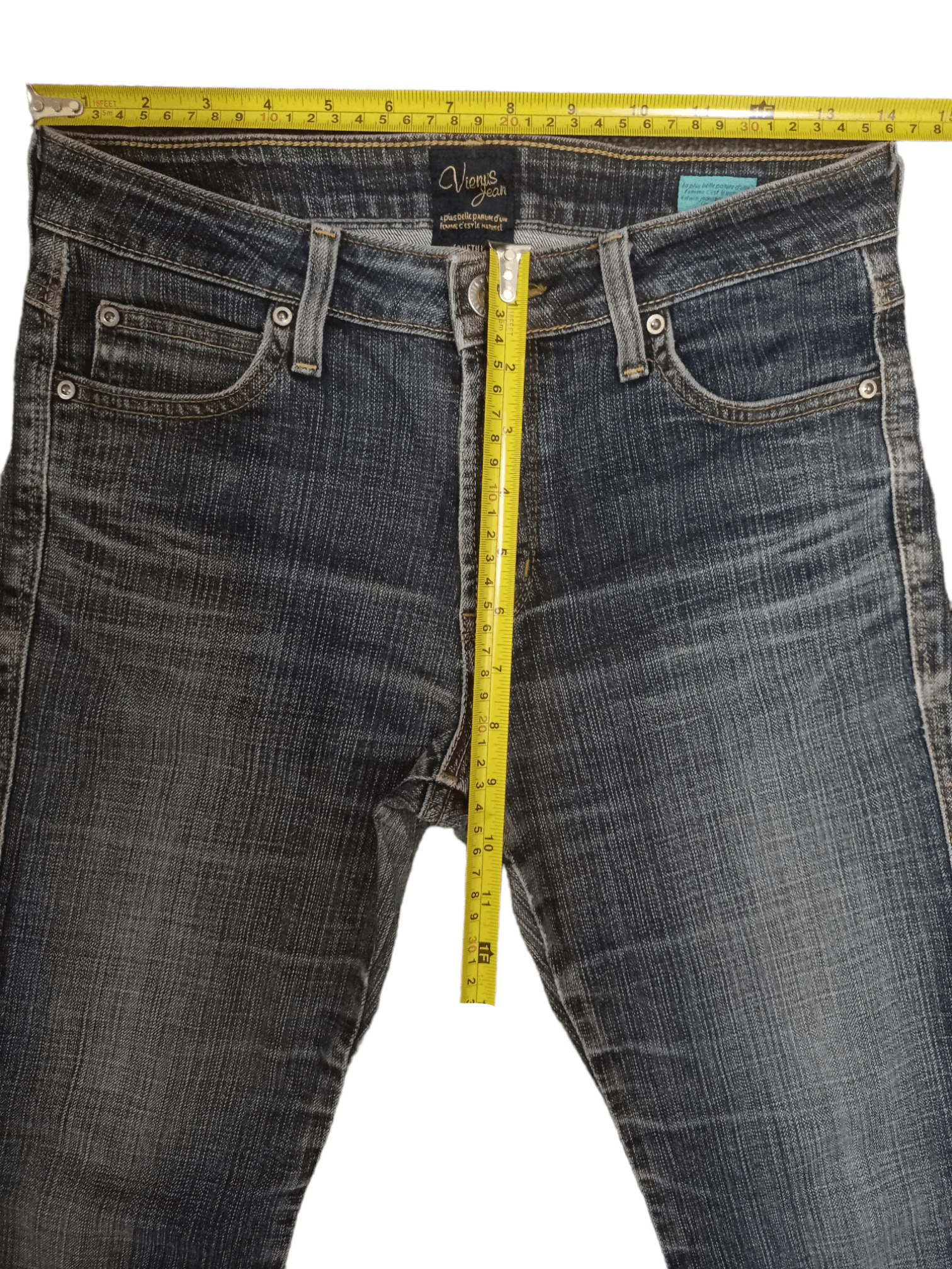 Edwin × Japanese Brand Vintage Edwin Japan Blue Wash Distressed Flare Jeans 28x28 Size 28" / US 6 / IT 42 - 10 Thumbnail
