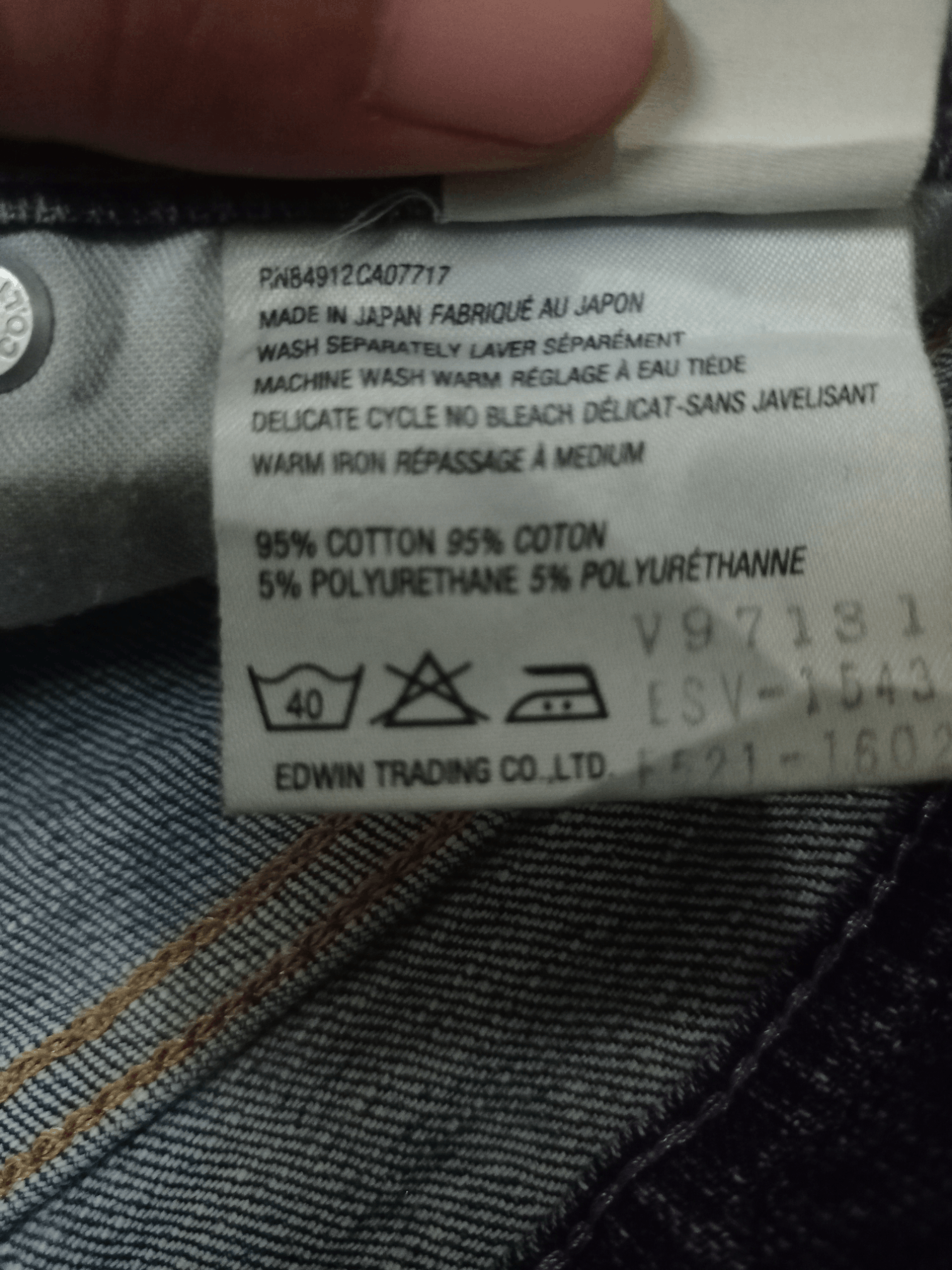 Edwin × Japanese Brand Vintage Edwin Japan Blue Wash Distressed Flare Jeans 28x28 Size 28" / US 6 / IT 42 - 15 Thumbnail