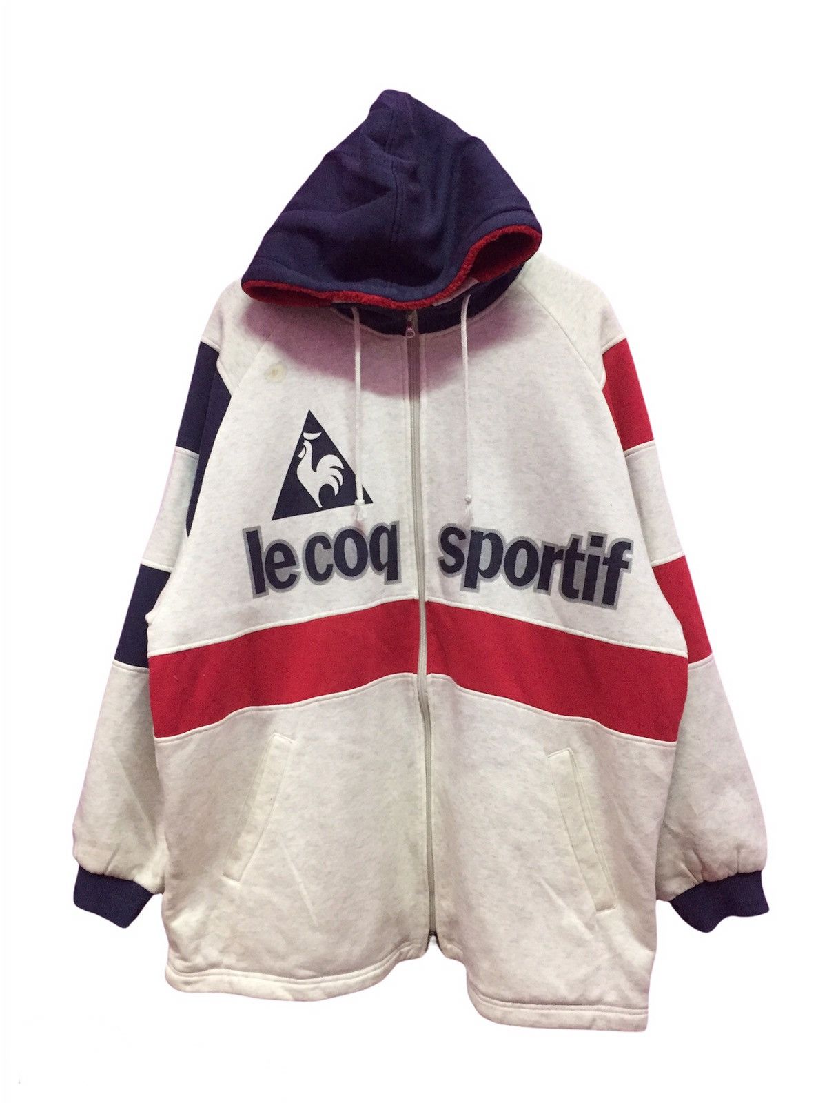 Le Coq Sportif Vintage 90s Lecoq Sportif Hoodies Size US XXL / EU 58 / 5 - 1 Thumbnail
