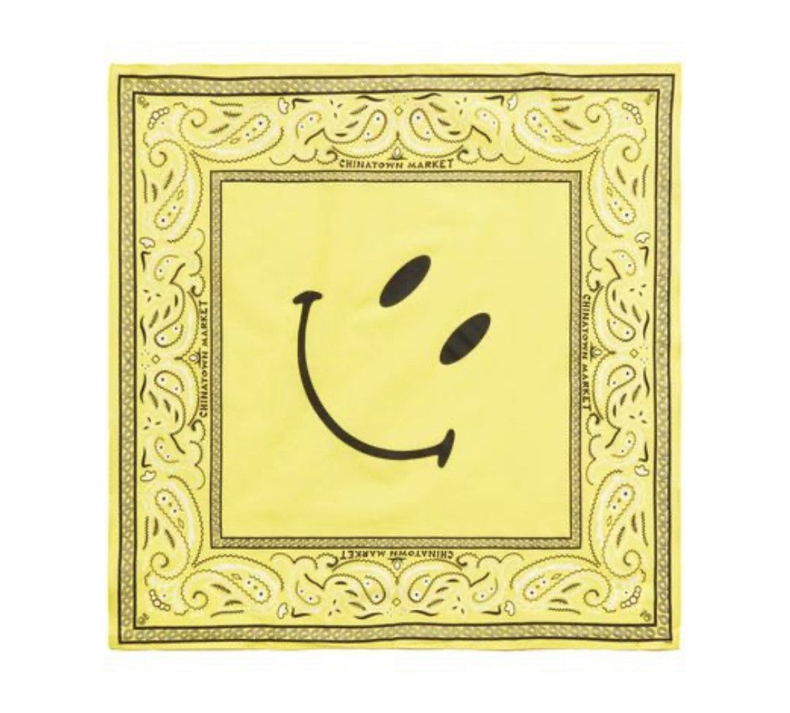 Market ChinatownMarket Smiley Bandana Size ONE SIZE - 1 Thumbnail