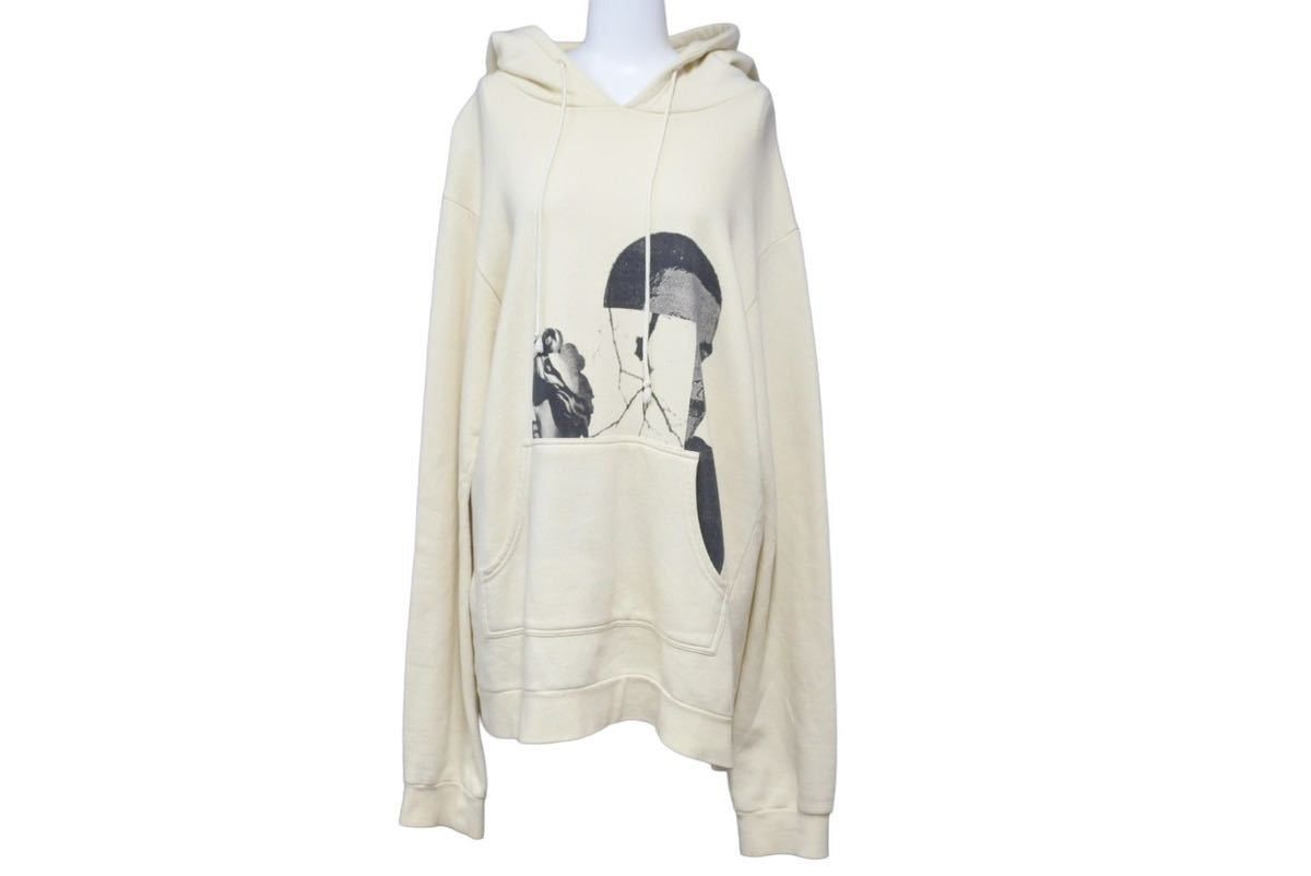 image of Raf Simons Poltergeist History Of My World Hoodie in Cream, Men's (Size Small)