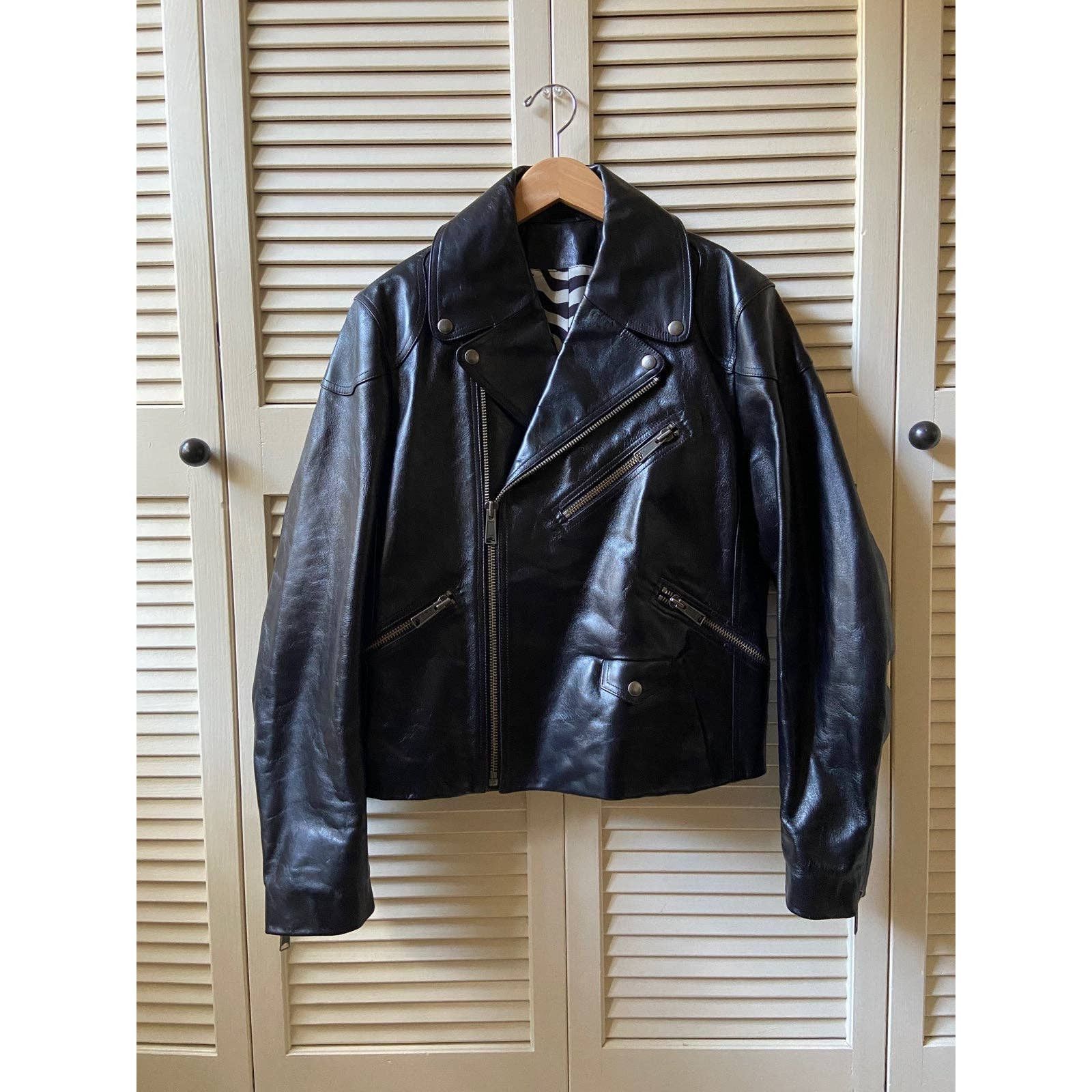 Noon Goons Noon Goons Public Image Leather Motorcycle Biker Jacket Sz L Size US L / EU 52-54 / 3 - 1 Thumbnail