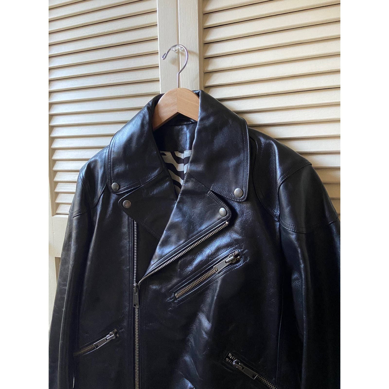 Noon Goons Noon Goons Public Image Leather Motorcycle Biker Jacket Sz L Size US L / EU 52-54 / 3 - 6 Thumbnail