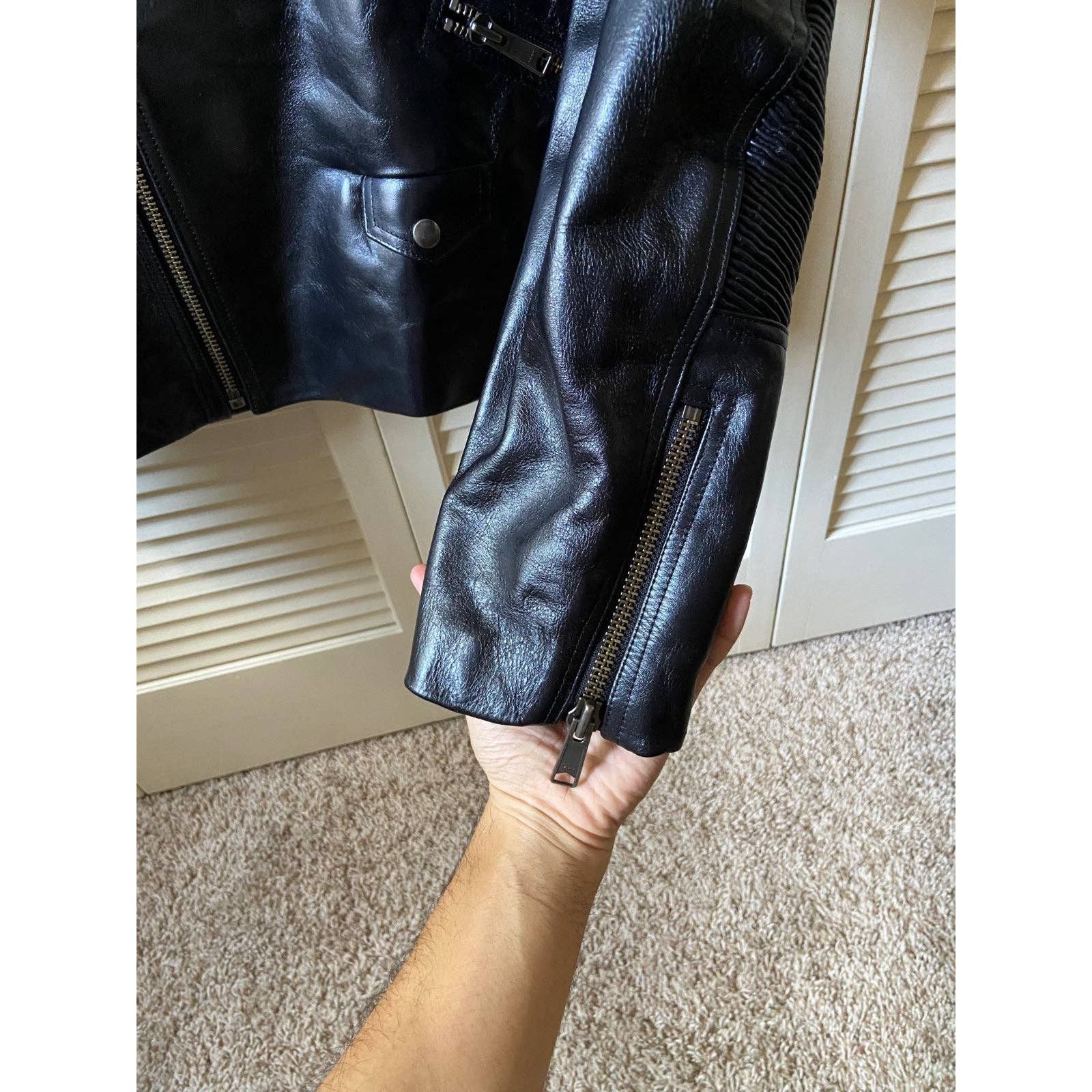 Noon Goons Noon Goons Public Image Leather Motorcycle Biker Jacket Sz L Size US L / EU 52-54 / 3 - 7 Thumbnail