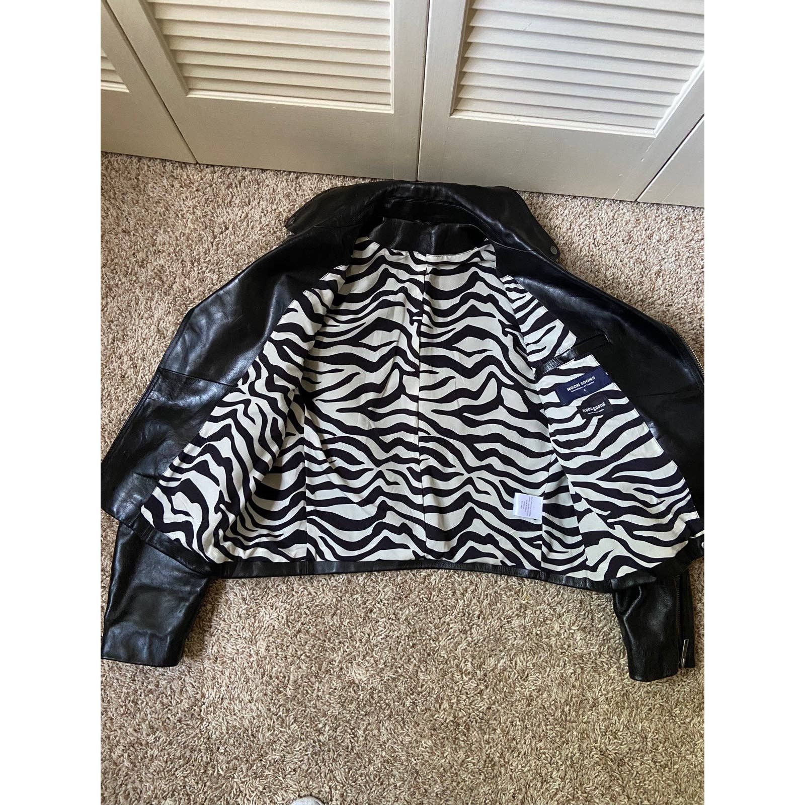 Noon Goons Noon Goons Public Image Leather Motorcycle Biker Jacket Sz L Size US L / EU 52-54 / 3 - 3 Thumbnail
