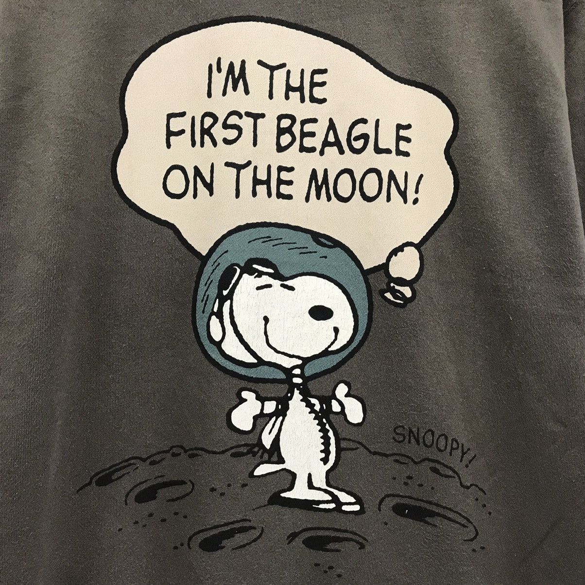 Cartoon Network × Peanuts × Vintage Peanuts Snoopy Sweatshirt Crewneck Big Logo Spellout Snoopy Size US M / EU 48-50 / 2 - 2 Thumbnail