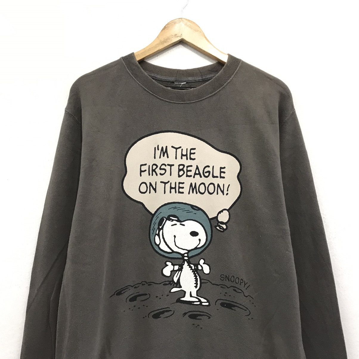 Cartoon Network × Peanuts × Vintage Peanuts Snoopy Sweatshirt Crewneck Big Logo Spellout Snoopy Size US M / EU 48-50 / 2 - 3 Thumbnail