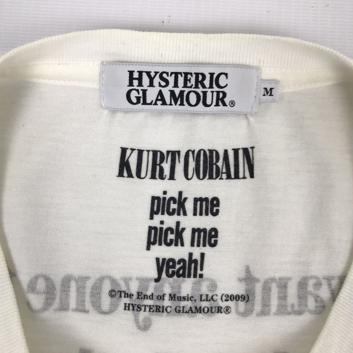 HYSTERIC GLAMOUR x Kurt Cobain t-shirt