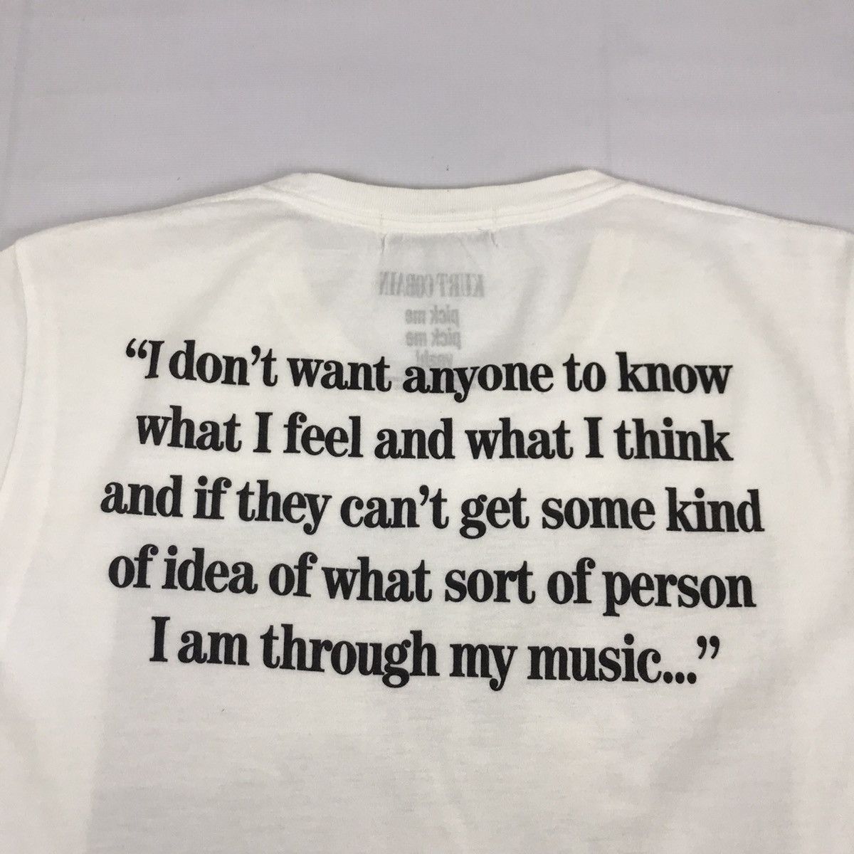 HYSTERIC GLAMOUR x Kurt Cobain t-shirt