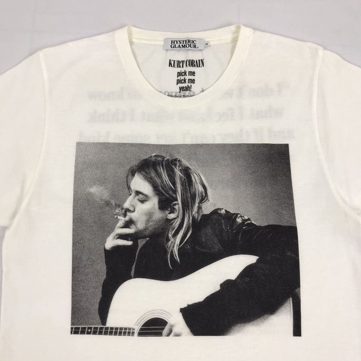 HYSTERIC GLAMOUR x Kurt Cobain t-shirt