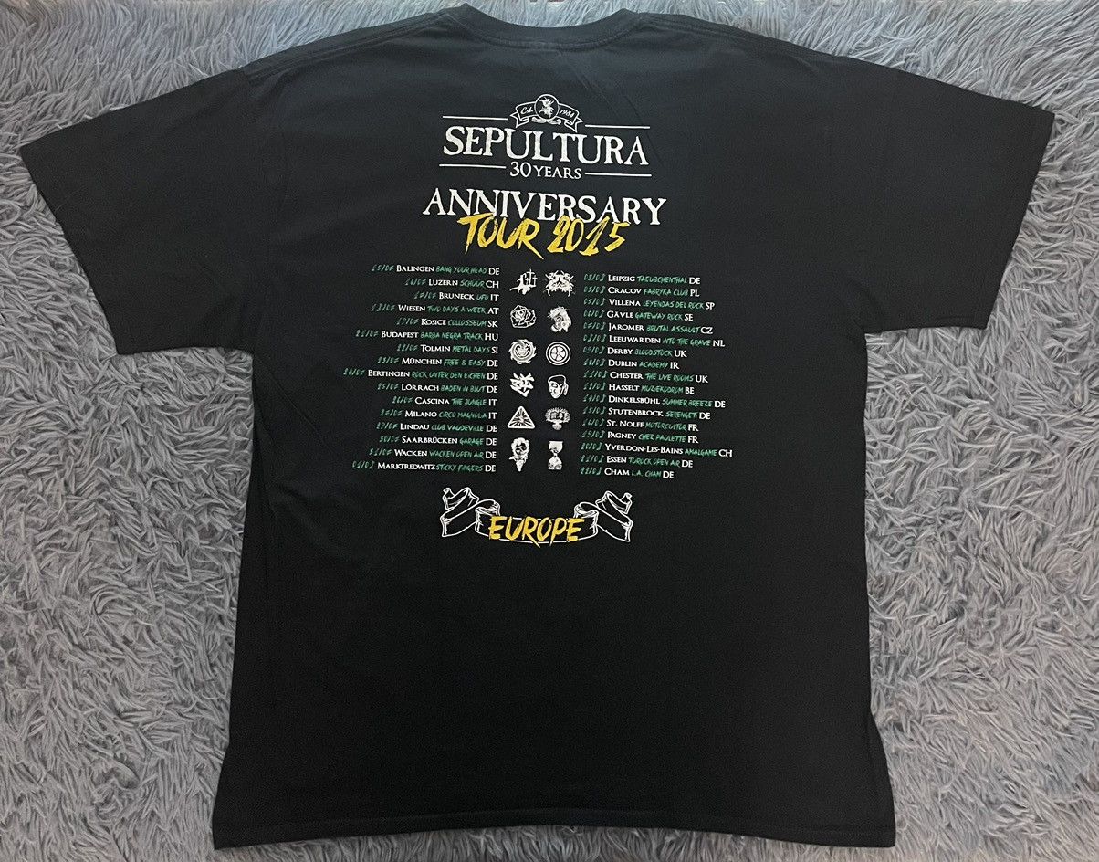 Band Tees × Vintage Sepultura Y2K vintage tour t-shirt Size US XXL / EU 58 / 5 - 1 Thumbnail