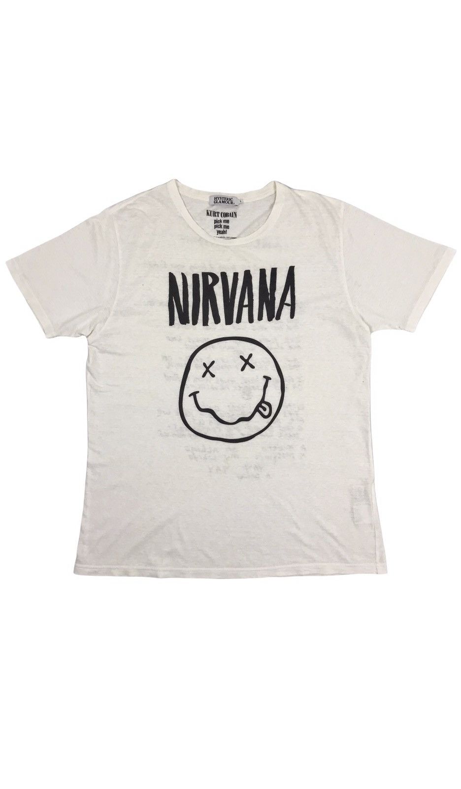 Hysteric Glamour × Nirvana HYSTERIC GLAMOUR x NIRVANA Nevermind t-shirt Size US L / EU 52-54 / 3 - 1 Thumbnail
