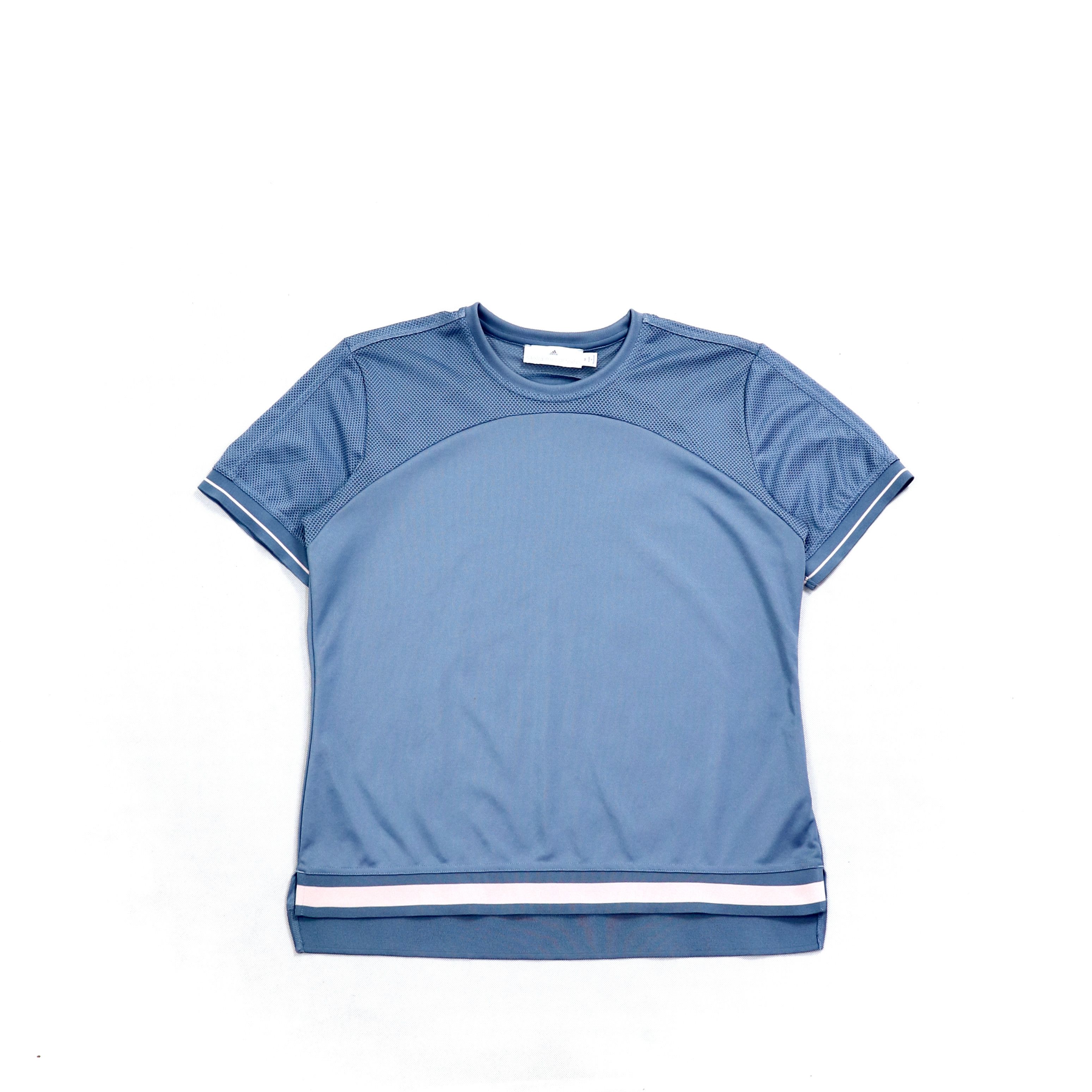 Stella McCartney Half Transparent Sport Stretch T-Shirt Size M / US 6-8 / IT 42-44 - 2 Thumbnail