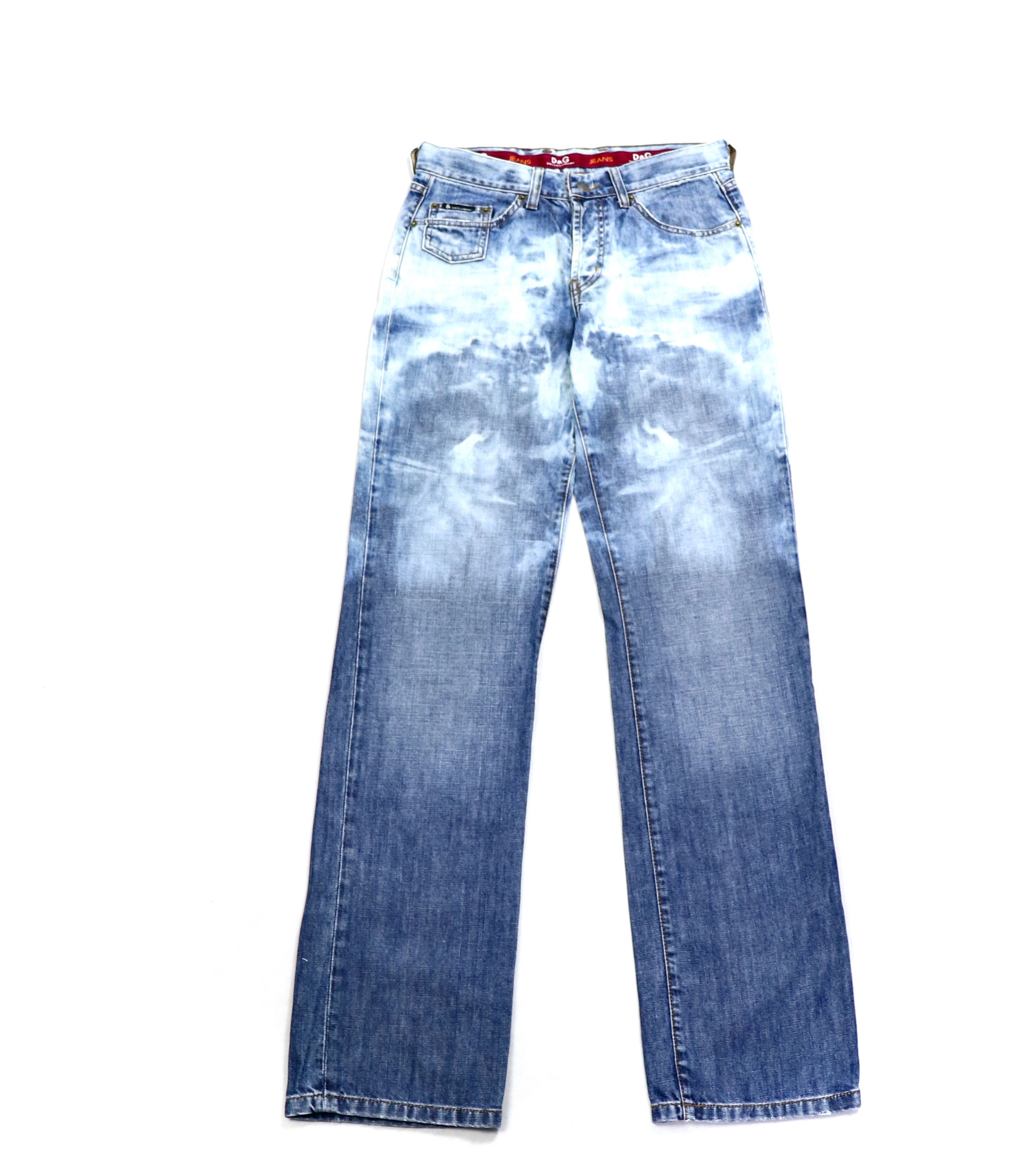 Dolce & Gabbana Vintage D&G Top Tie Dye Faded Regular Jeans Size US 28 / EU 44 - 2 Thumbnail