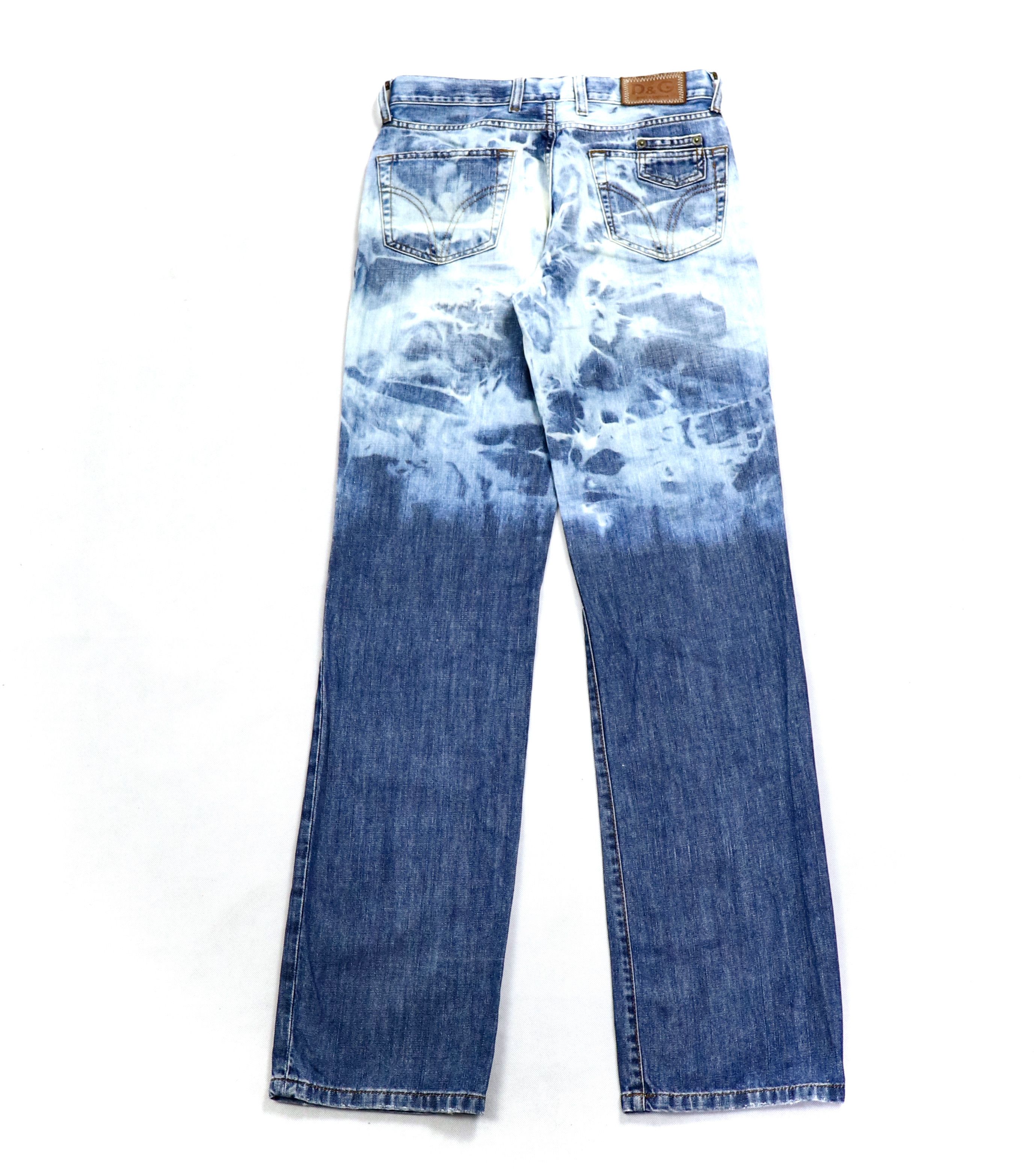 Dolce & Gabbana Vintage D&G Top Tie Dye Faded Regular Jeans Size US 28 / EU 44 - 1 Thumbnail