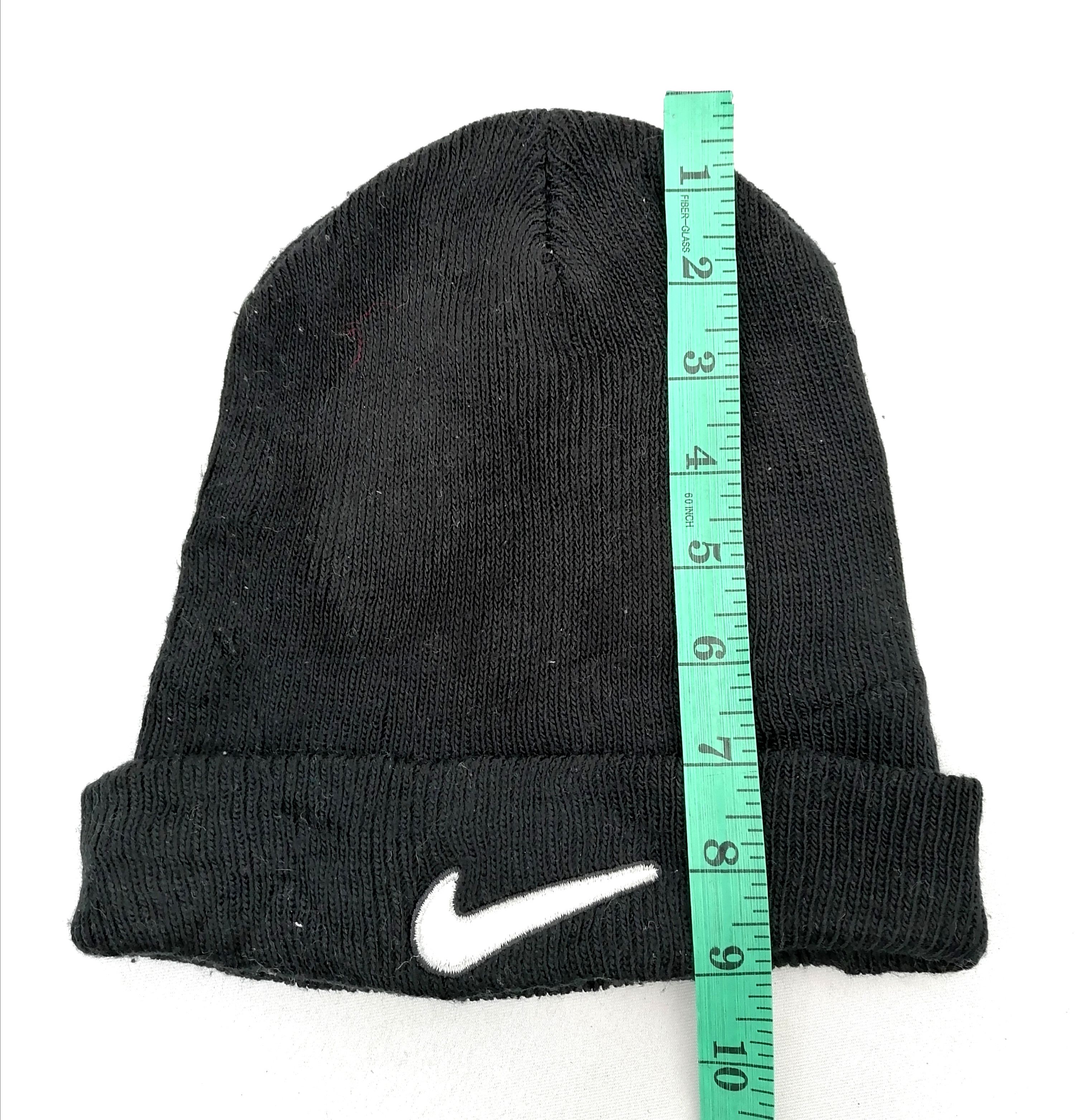 Nike × Vintage Nike Embroidered Logo Beanie Hat Size ONE SIZE - 3 Thumbnail