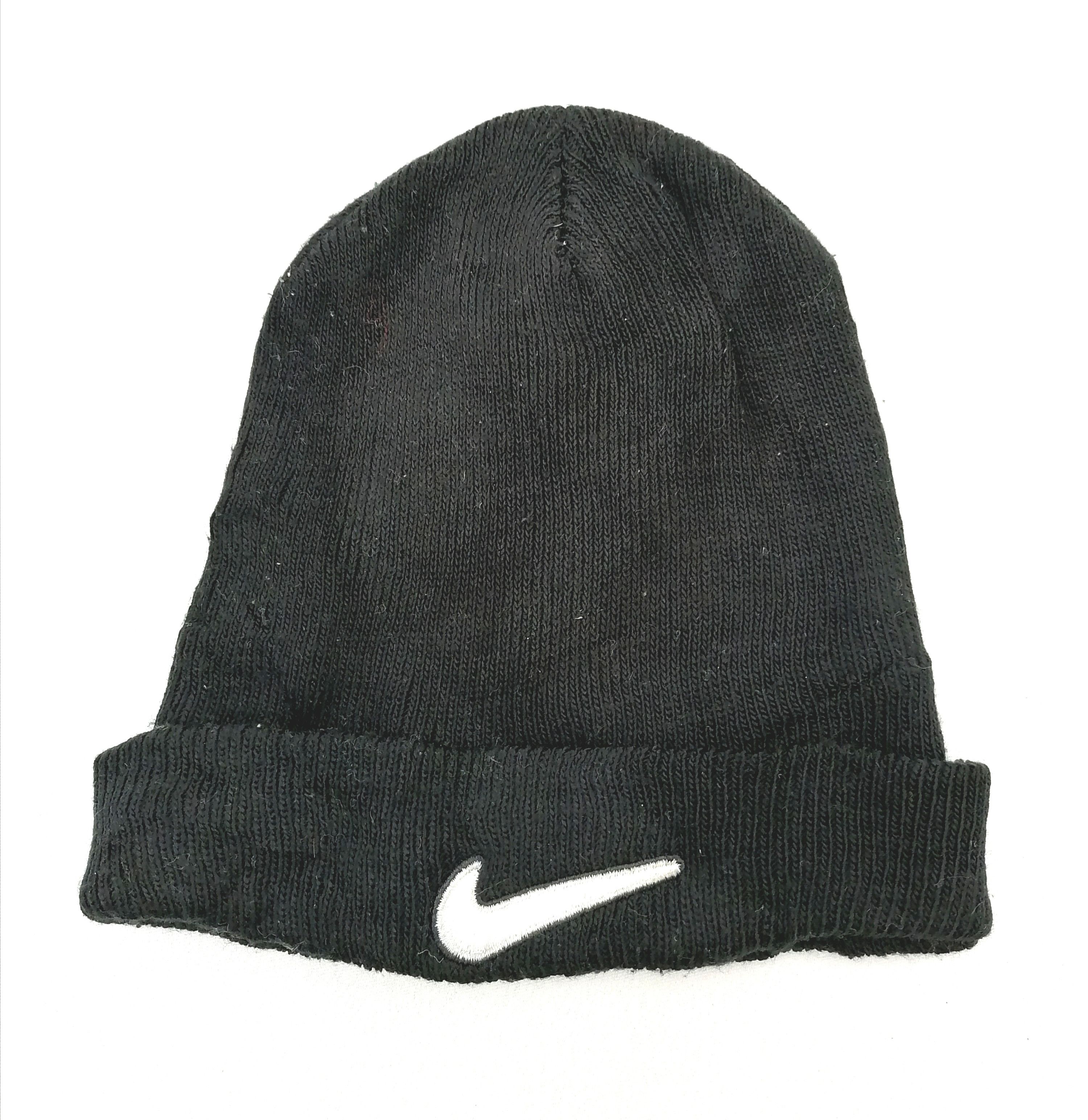 Nike × Vintage Nike Embroidered Logo Beanie Hat Size ONE SIZE - 1 Thumbnail