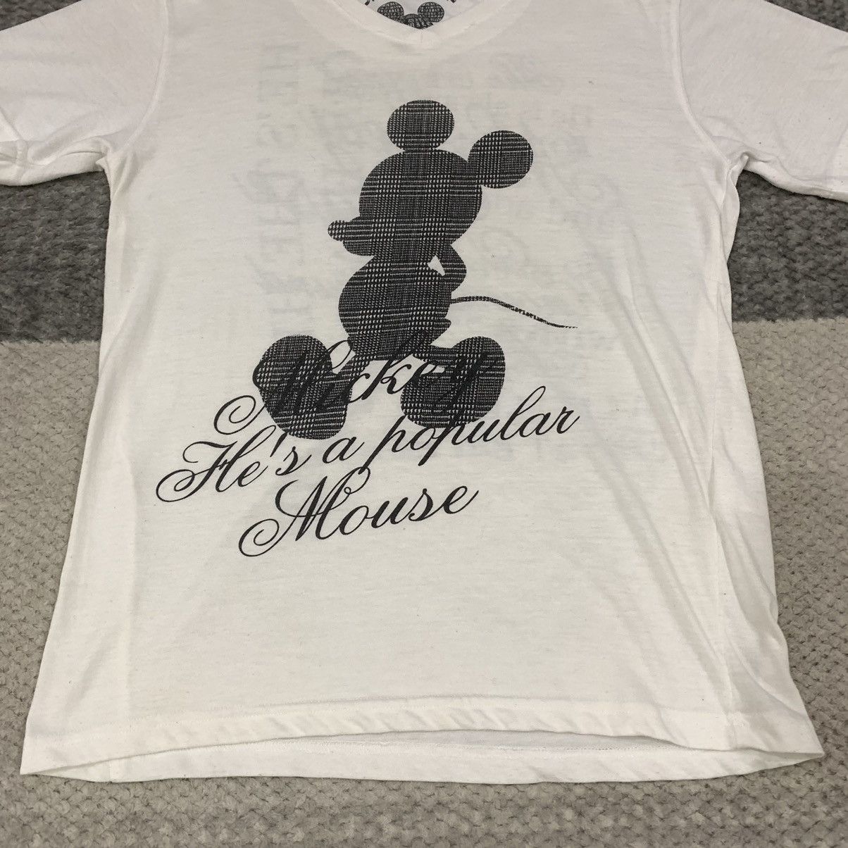 Disney × Mickey Mouse DISNEY MICKEY MOUSE GLENN PLAID BIG LOGO GRAPHIC TEE TSHIRT Size US S / EU 44-46 / 1 - 4 Thumbnail