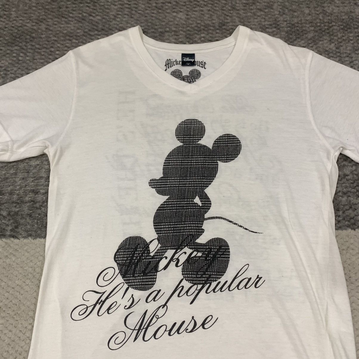 Disney × Mickey Mouse DISNEY MICKEY MOUSE GLENN PLAID BIG LOGO GRAPHIC TEE TSHIRT Size US S / EU 44-46 / 1 - 3 Thumbnail