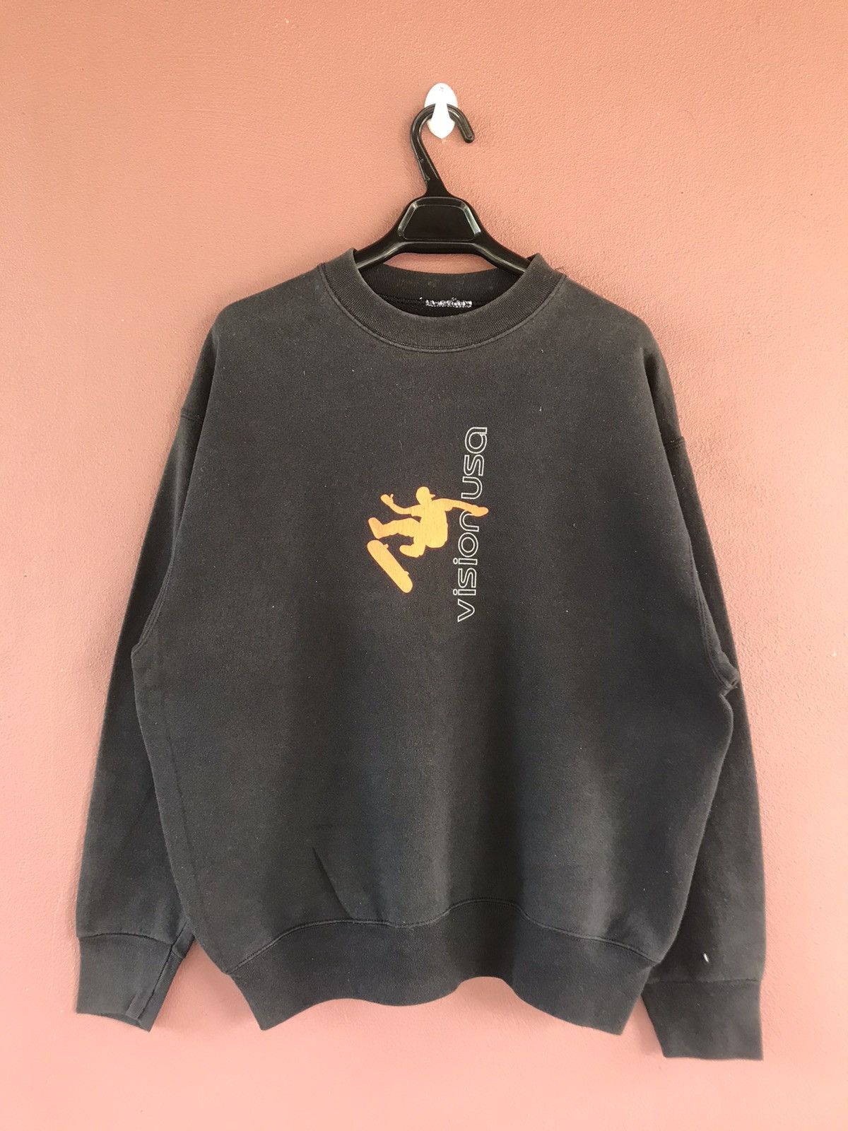 Vintage Skateboard vision usa sweatshirt Size US M / EU 48-50 / 2 - 1 Thumbnail