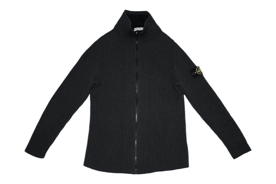 Stone Island AW 2008 STONE ISLAND RIBBED PRESIDENT'S KNIT CARDIGAN