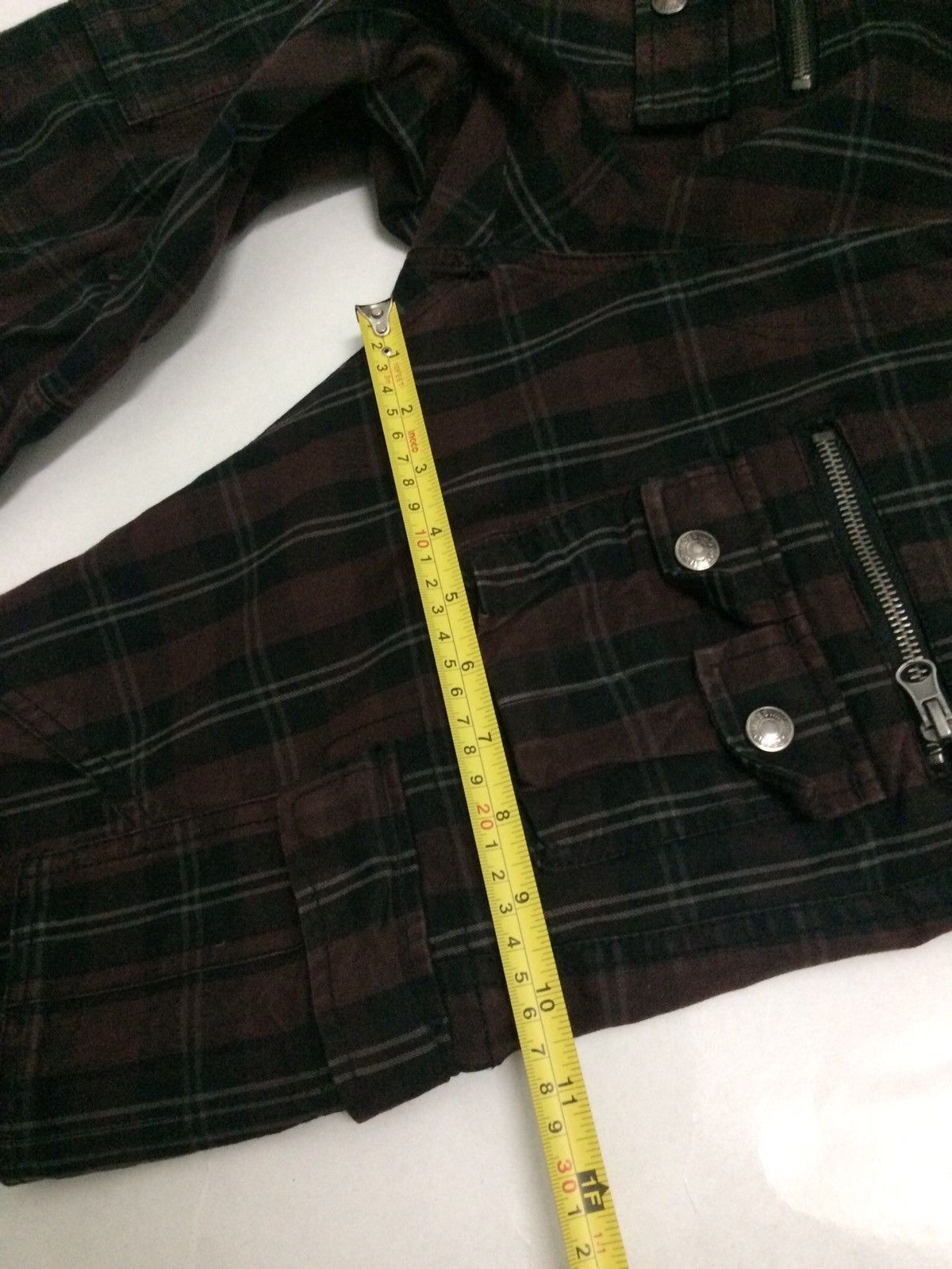 If Six Was Nine 🔥🔥Mossimo Tactical cargo pants check Punk pant Size US 29 - 12 Thumbnail