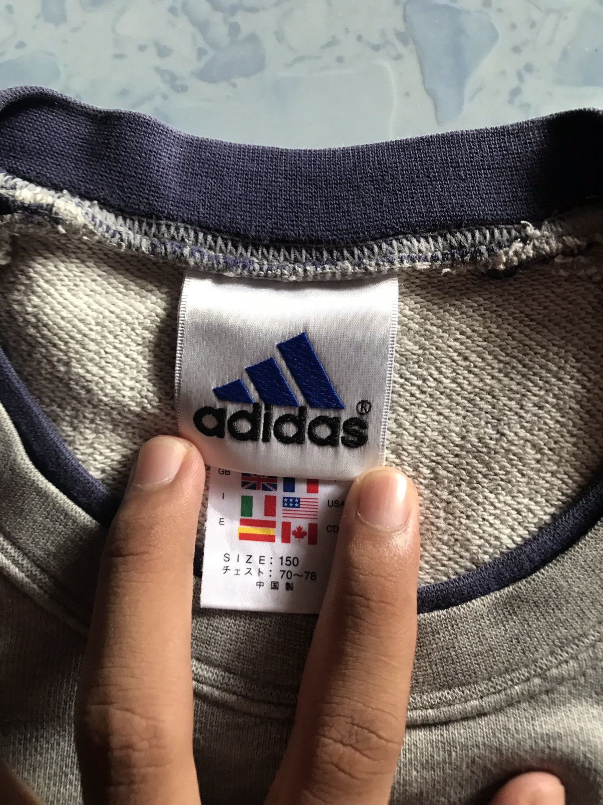 Adidas Adidas sweatshirt size S Size US S / EU 44-46 / 1 - 6 Thumbnail