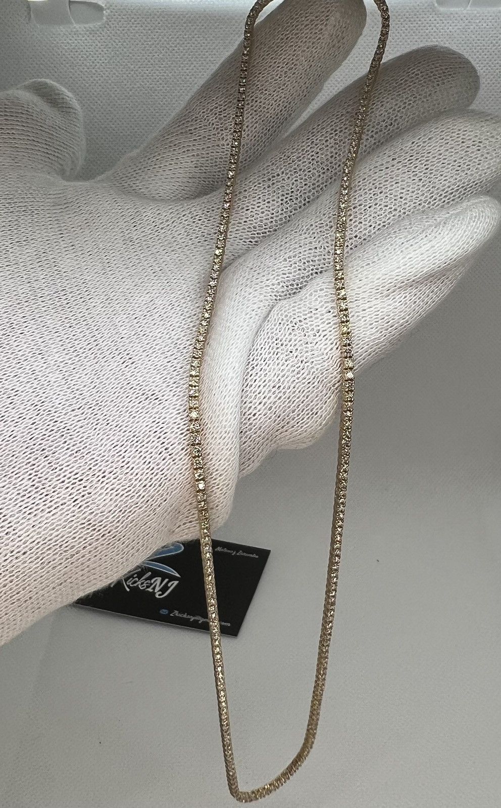 Other 14kt yellow gold tennis chain Size ONE SIZE - 2 Thumbnail
