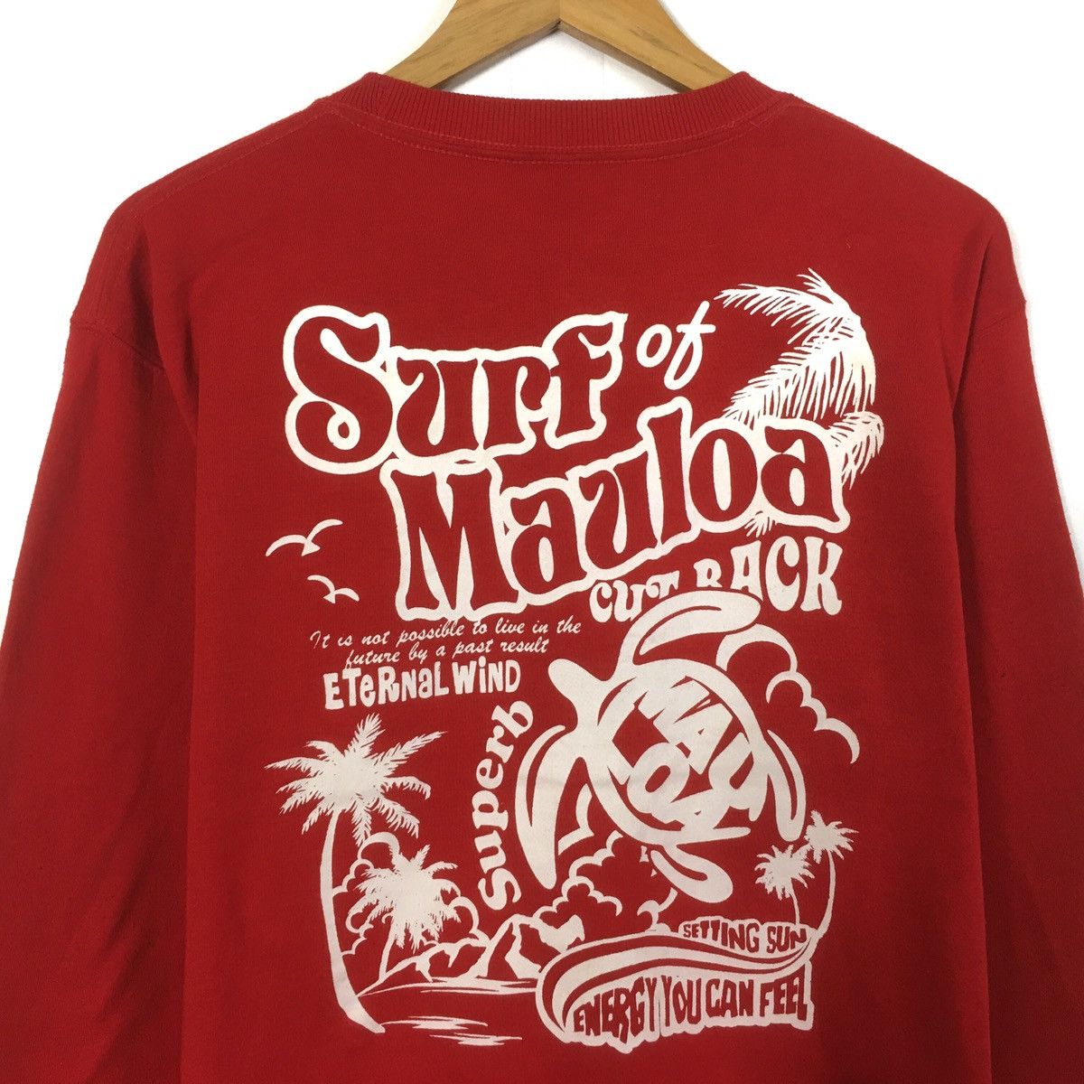 Vintage Vintage Surf CrewNeck Sweatshirt Surf Mauloa Horizon Size US M / EU 48-50 / 2 - 5 Thumbnail